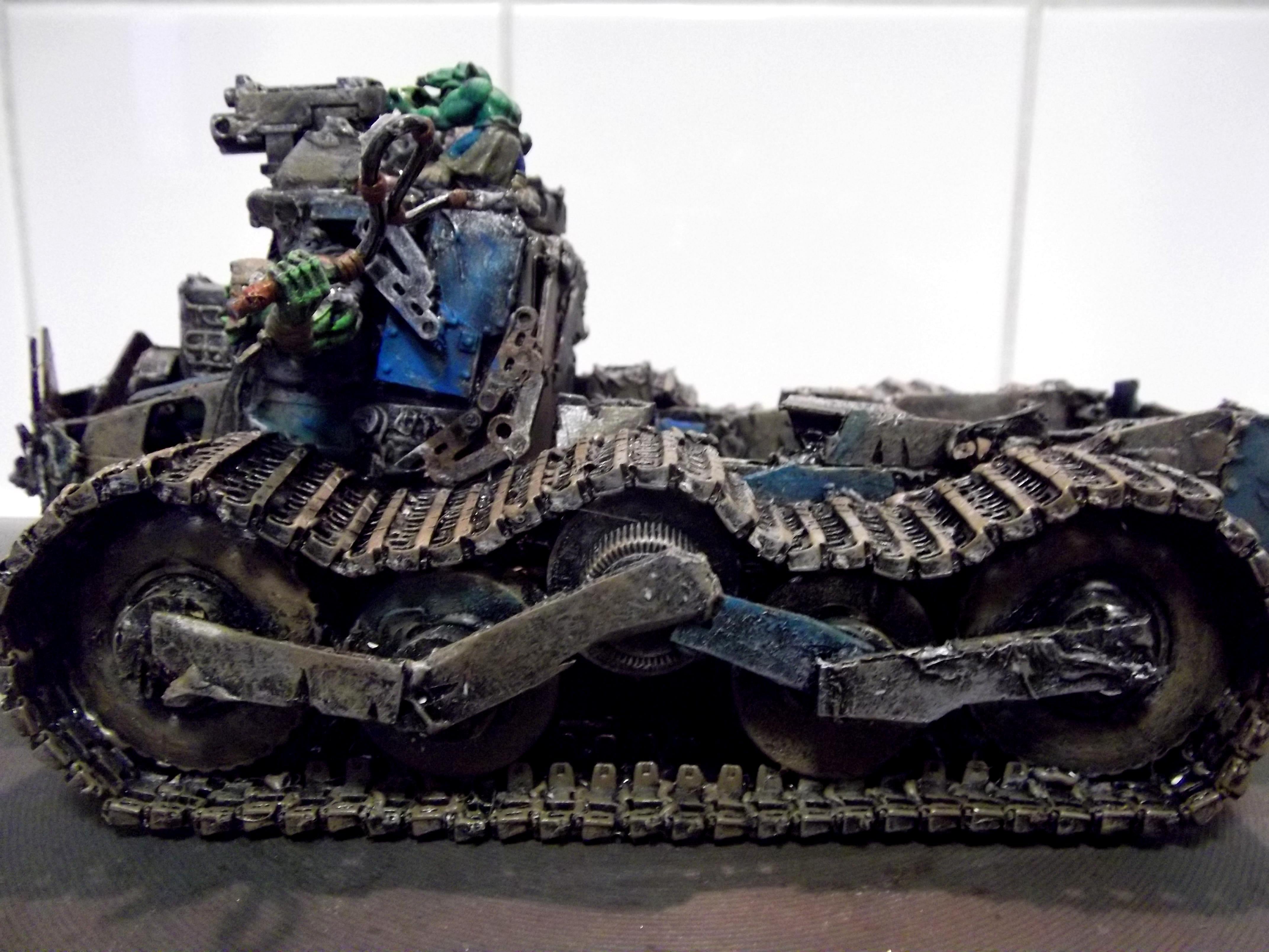 Battlewagon, Big Trakk, Conversion, Looted, Orks, Scratch Build, Wagon