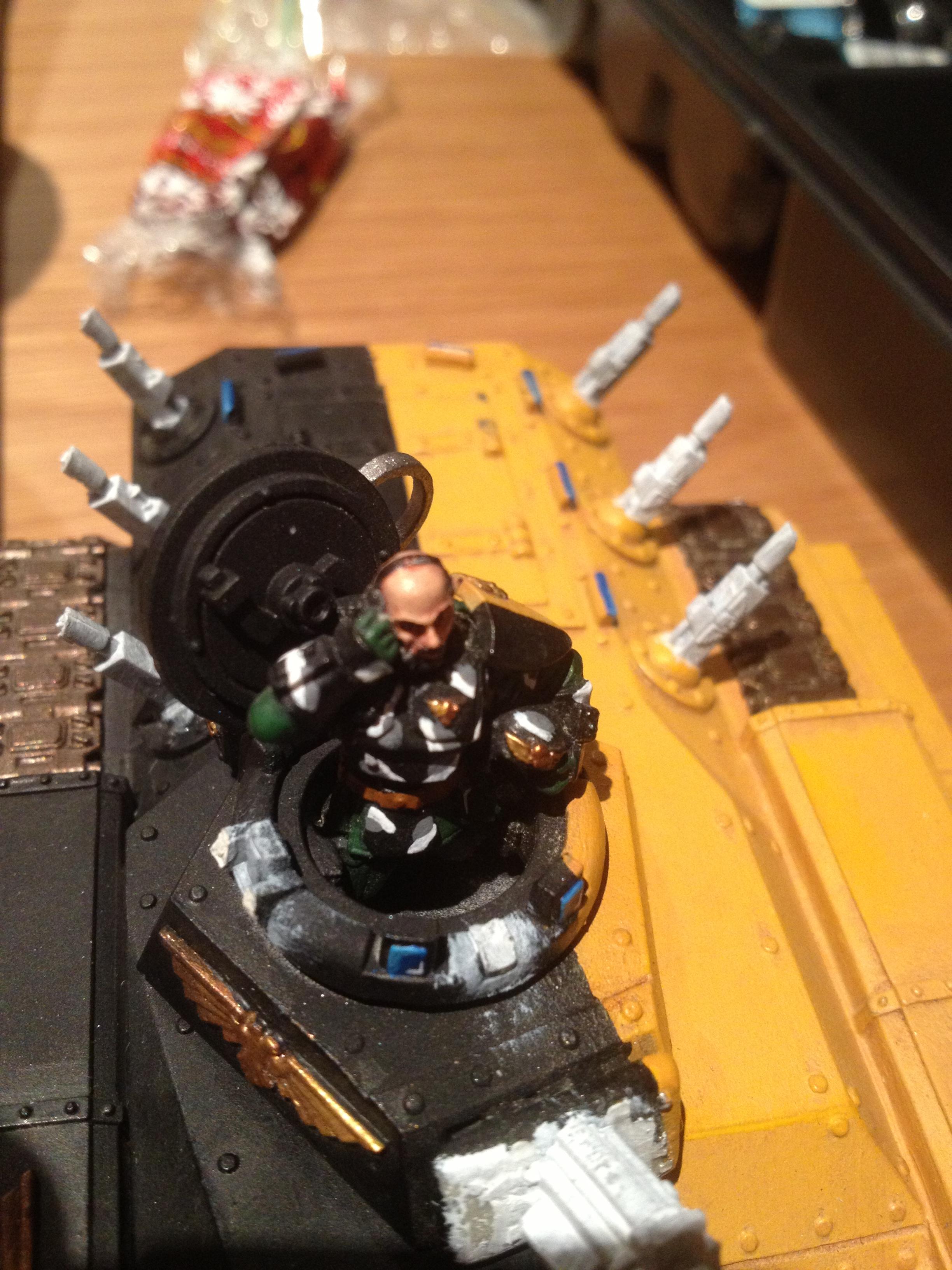 Chimera Commander close up - the Grenadier Vets will have a similar armour pattern