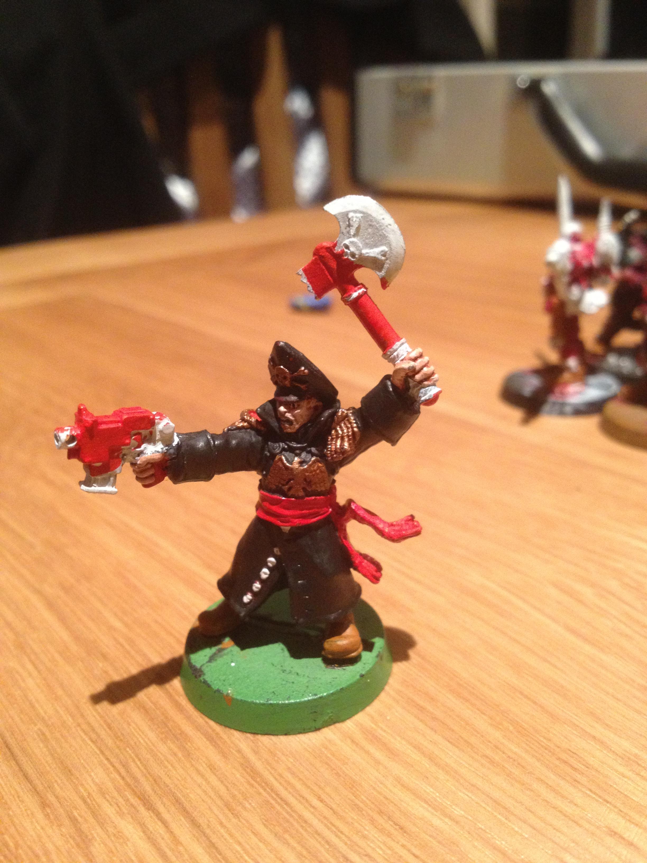 Murdoch in his stolen Commisar outfit, now with proper pistol