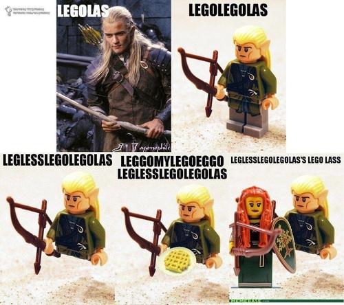 Humor, Lego, Legolas, Lord Of The Rings