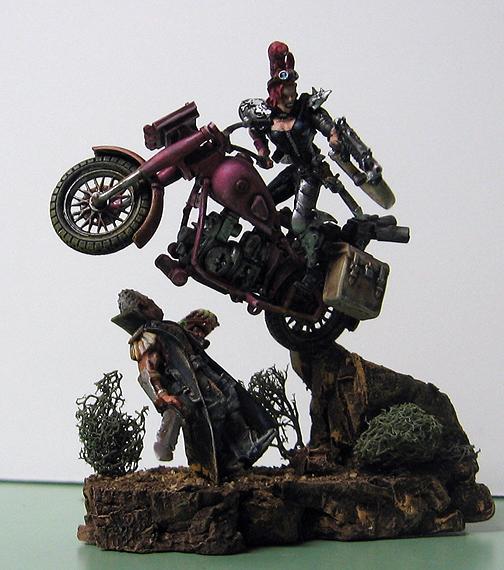 Awesome!, Awesome%21, Diorama, Motorbike