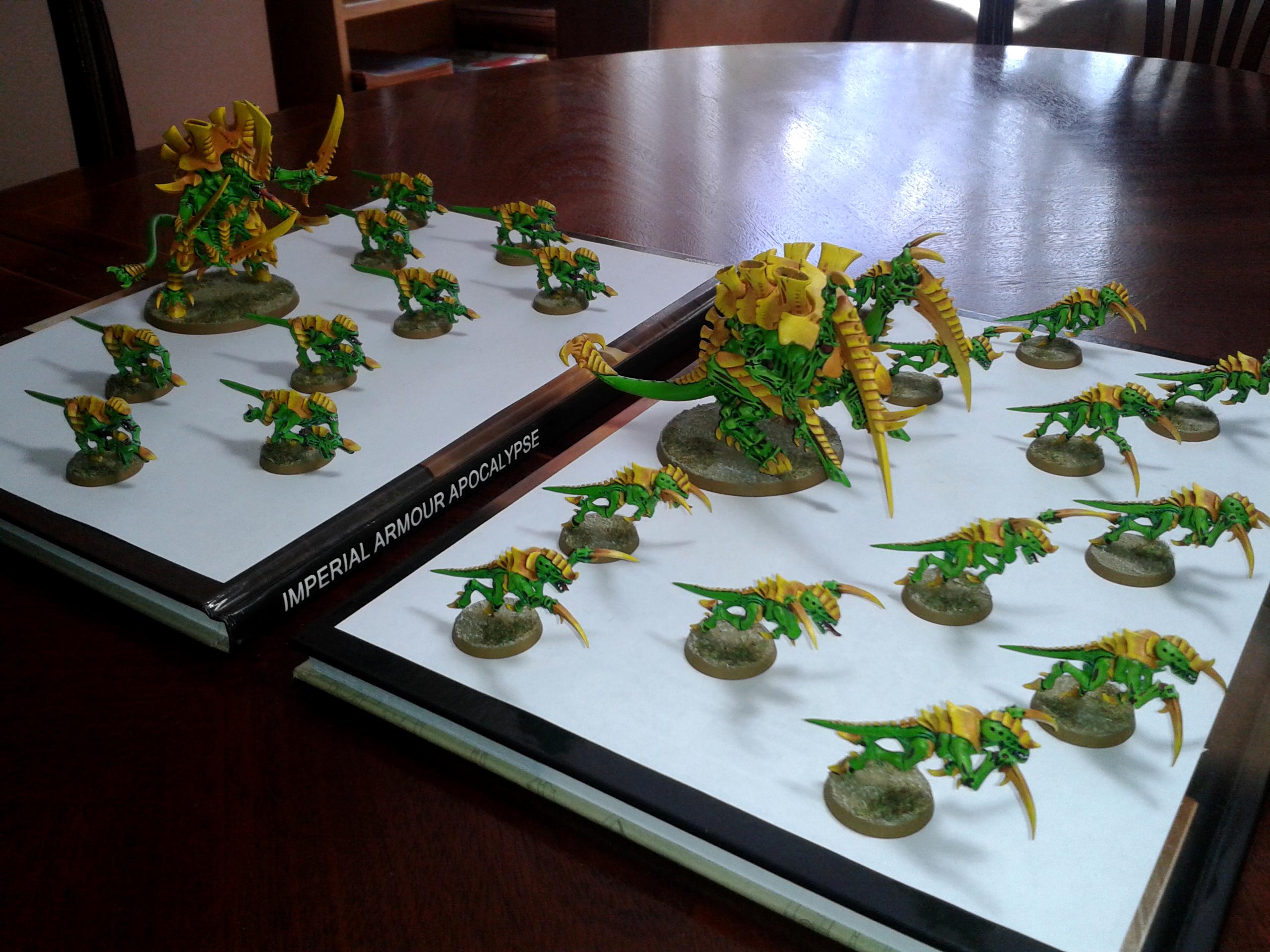 Green, Tty, Tyranids, Yellow