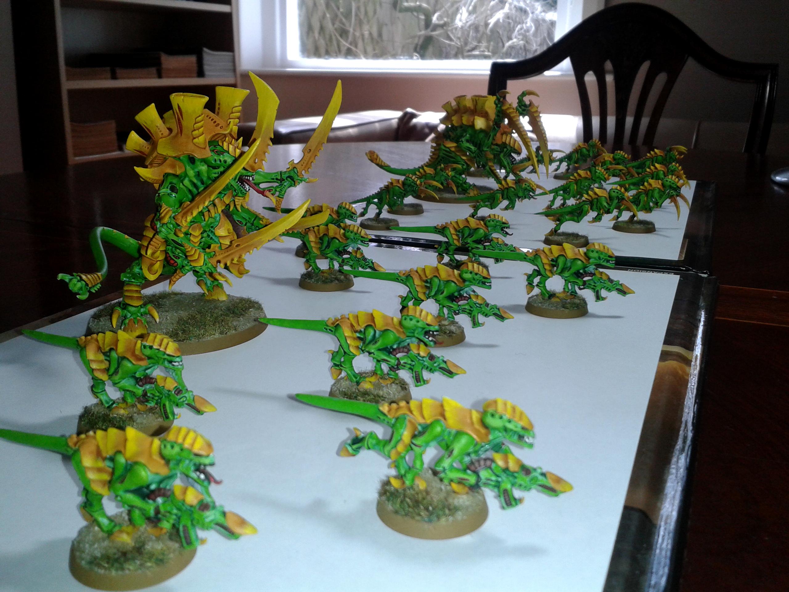 Green, Tty, Tyranids, Yellow