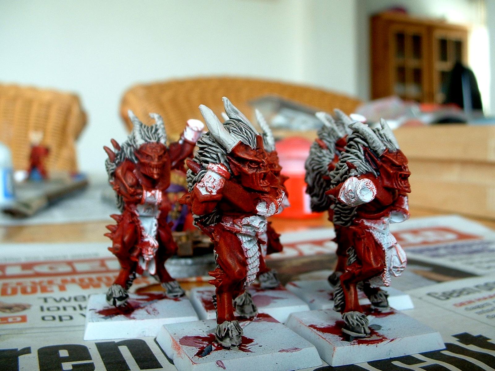 Bloodletters, Daemons, Khorne, Work In Progress