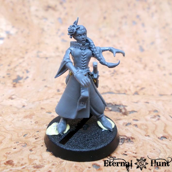 Conversion, Female Psyker, Inq28, Inquisimunda, Inquisitor, Psyker, Warhammer 40,000, Work In Progress