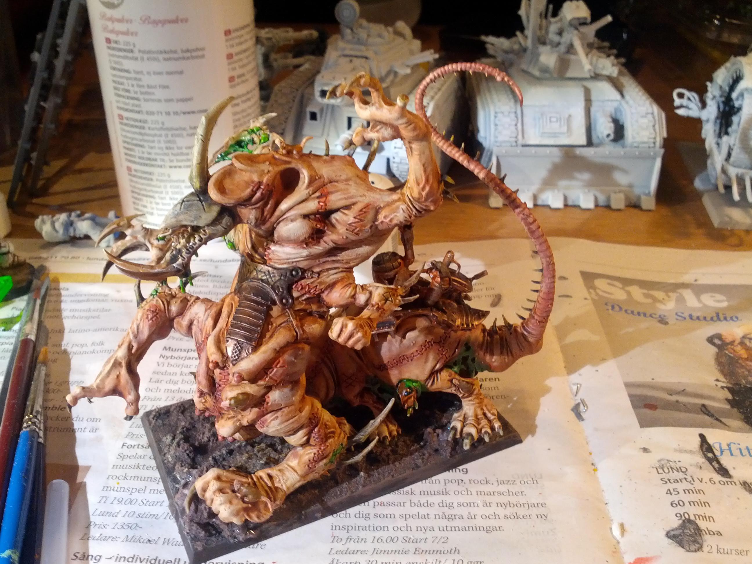 Abomination, Breeder, Conversion, Female, Mud Base, Skaven
