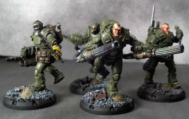 Corps Officers & Action Jackson