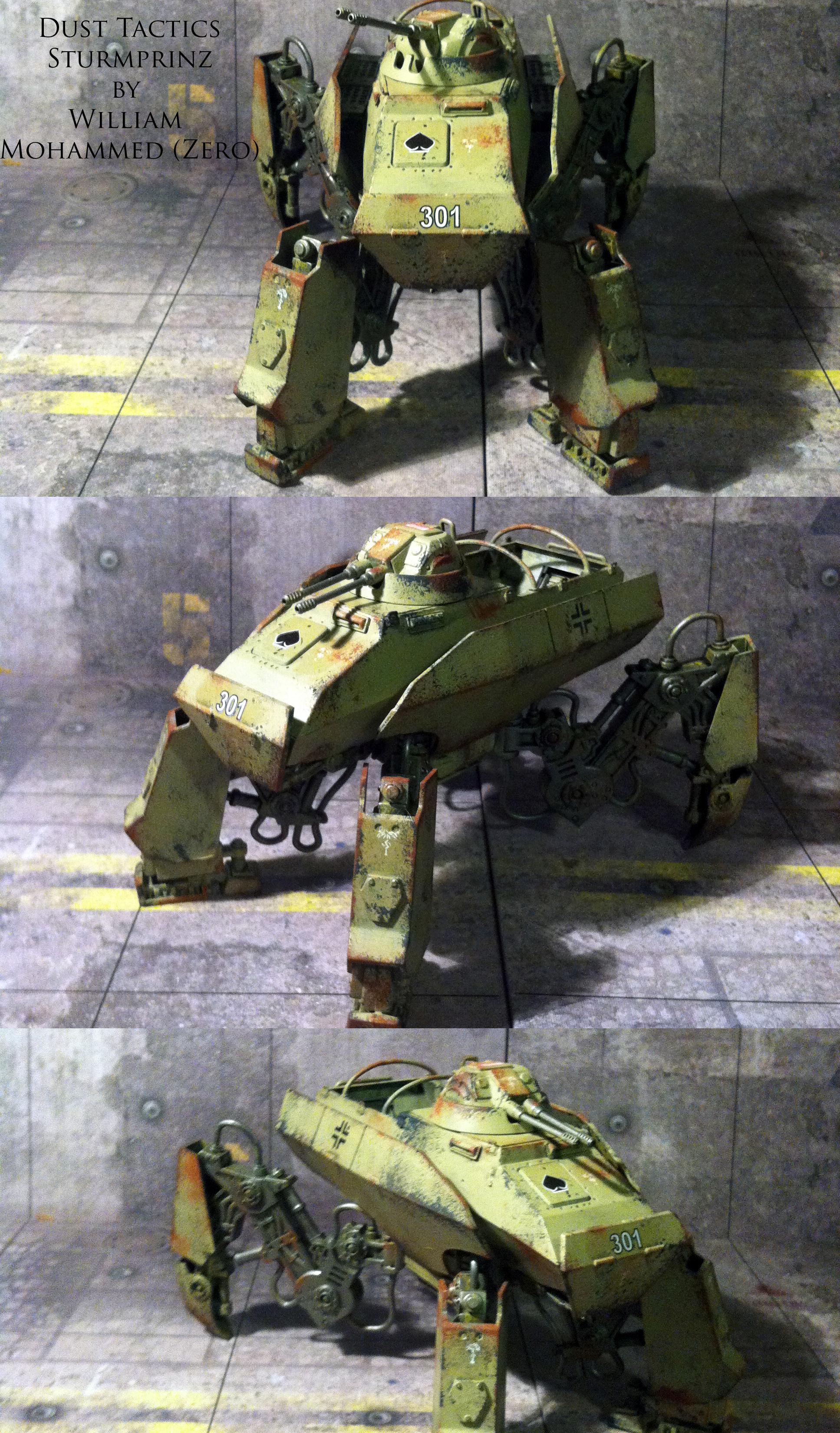 Afrika Korps, Dust Tactics, Dust Warfare, Mech, Nazi, Ndak, Prinzluther, Sturmprinz, Walker