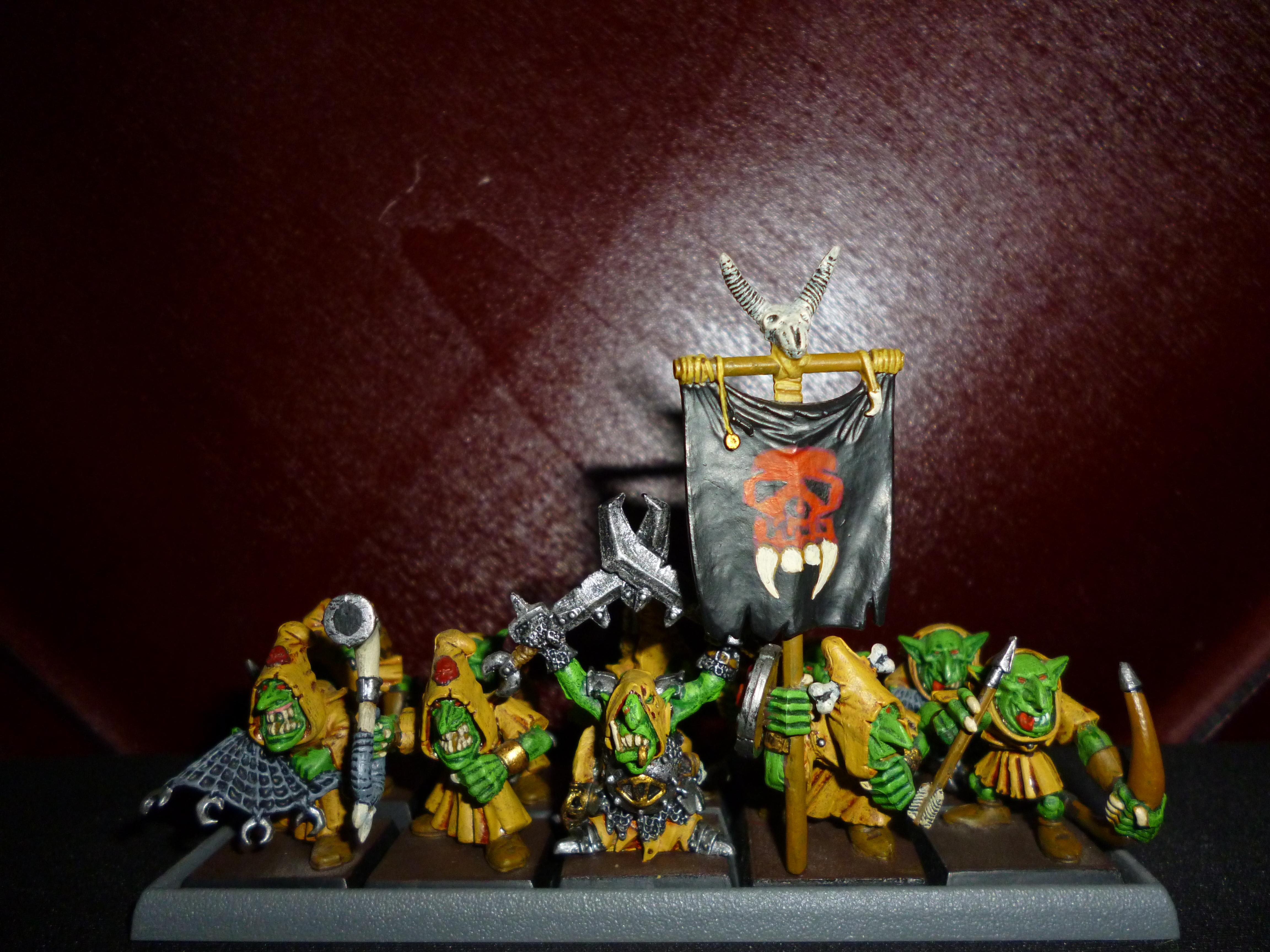 Goblins, Greenskins, Grobi, Mob, Netters, Orcs, Warboss