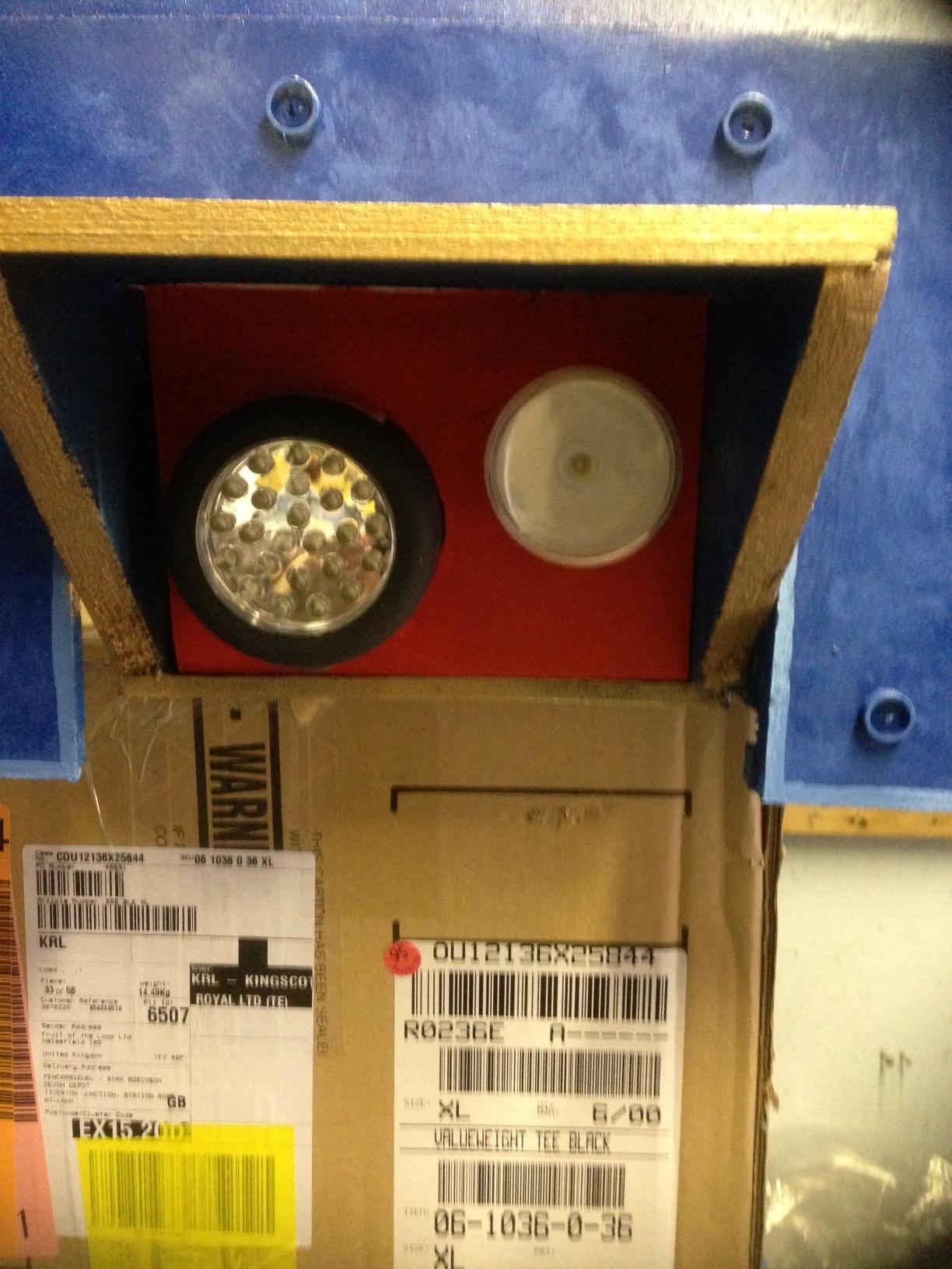 Close up of the sensor block.More to be done here