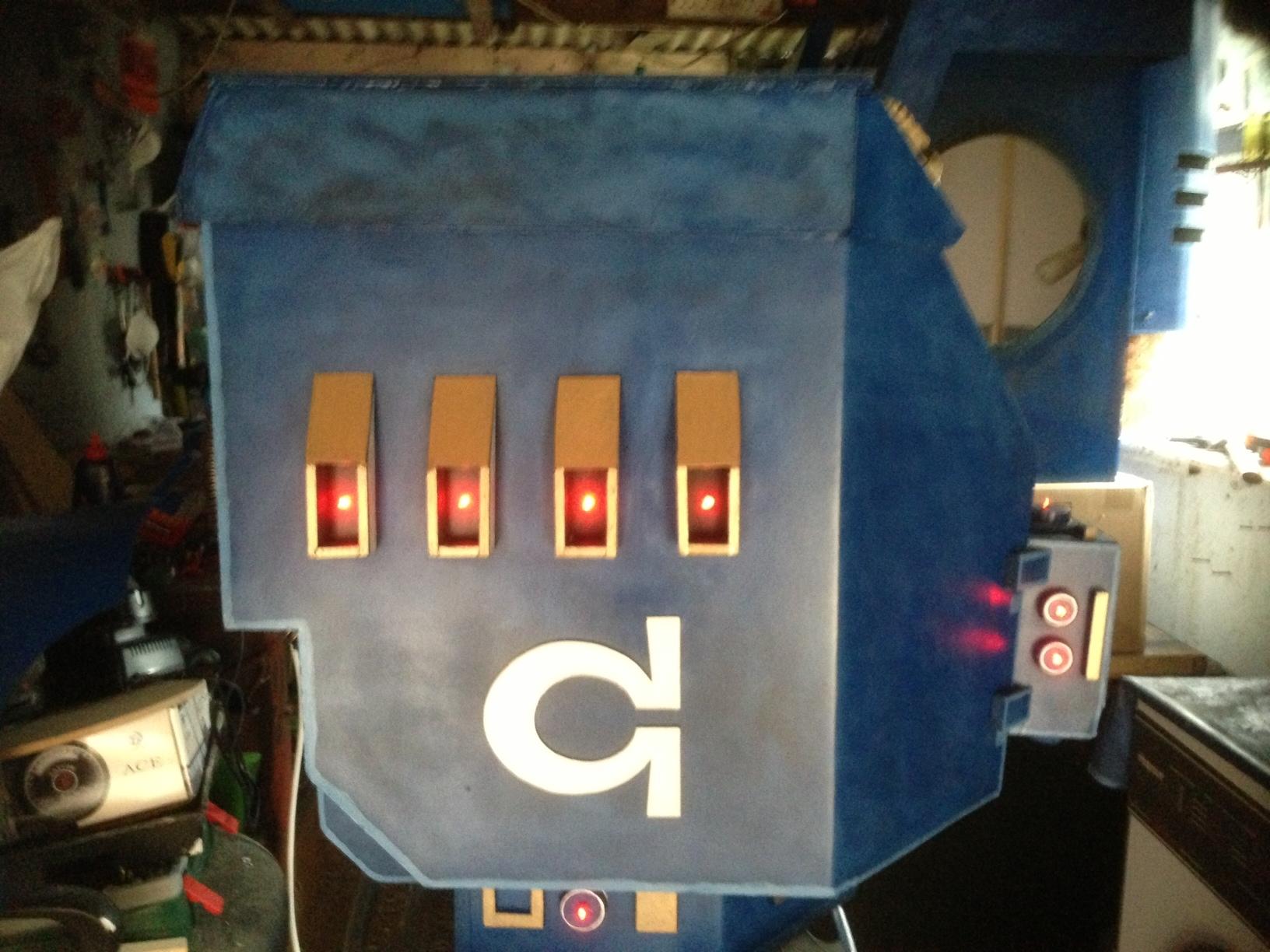 Missile launcher has had lights installed
