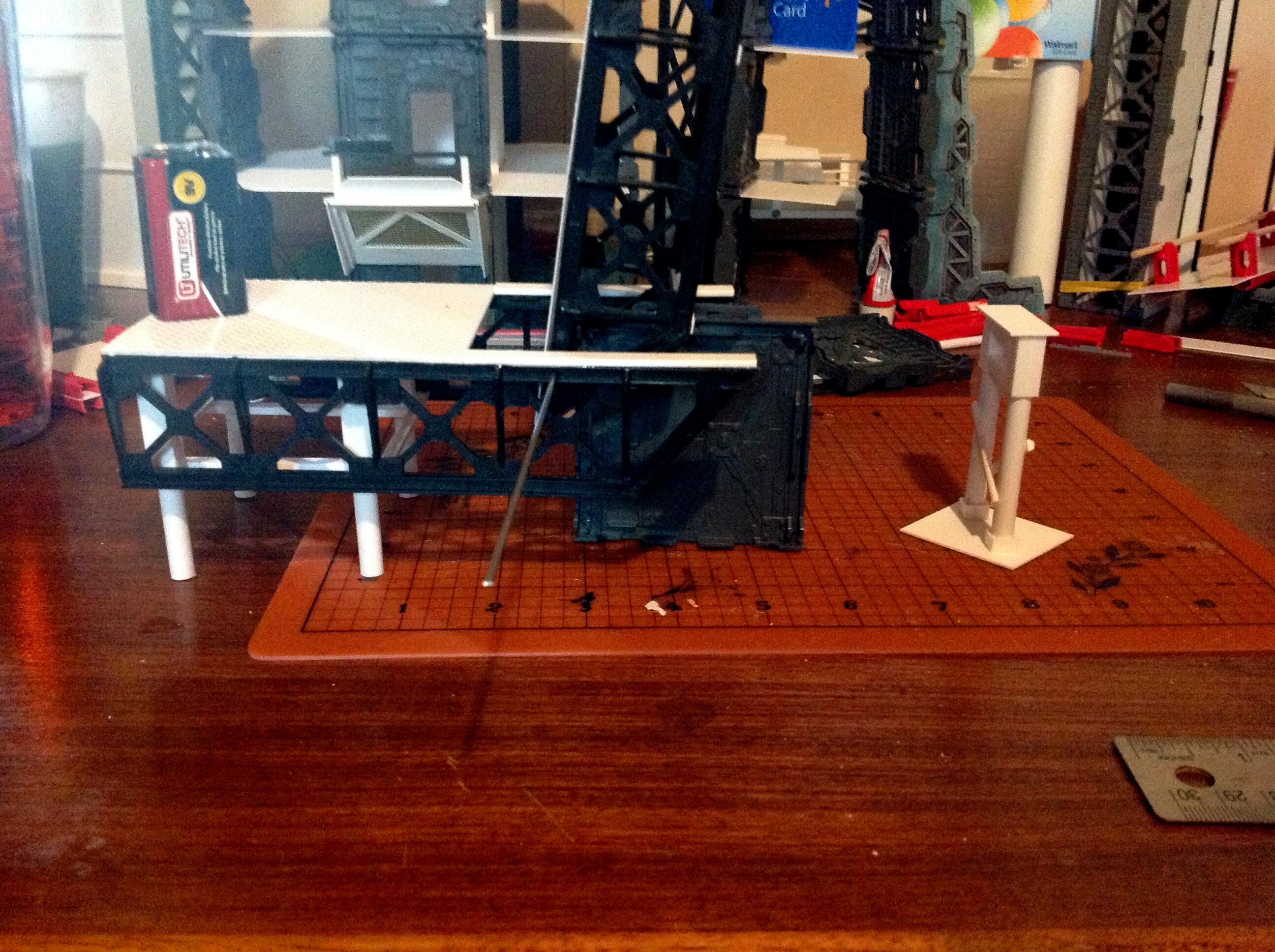 Bridge up with base extended