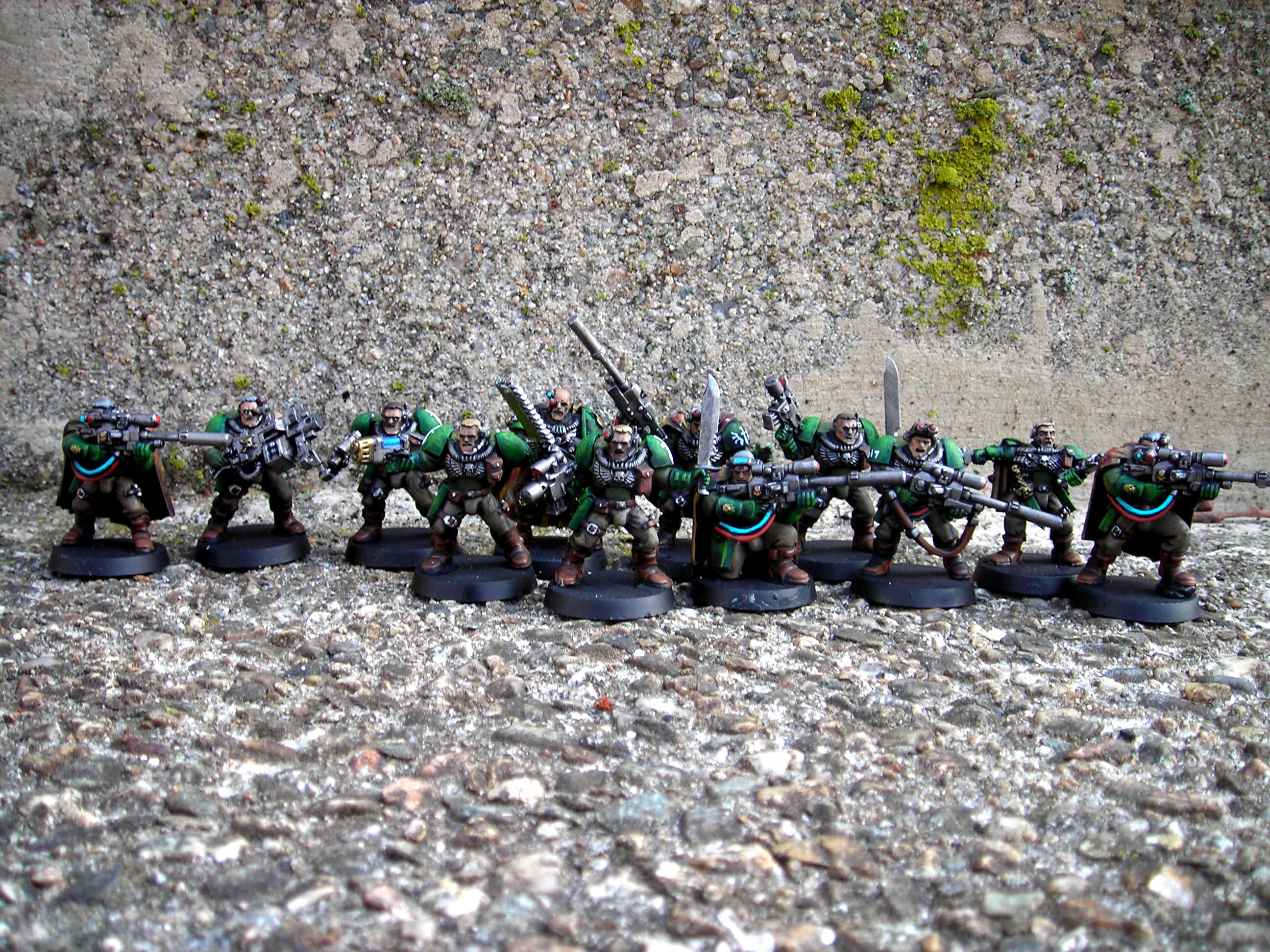 Dark Angels, Finished, Scouts, Snipers, Space Marines
