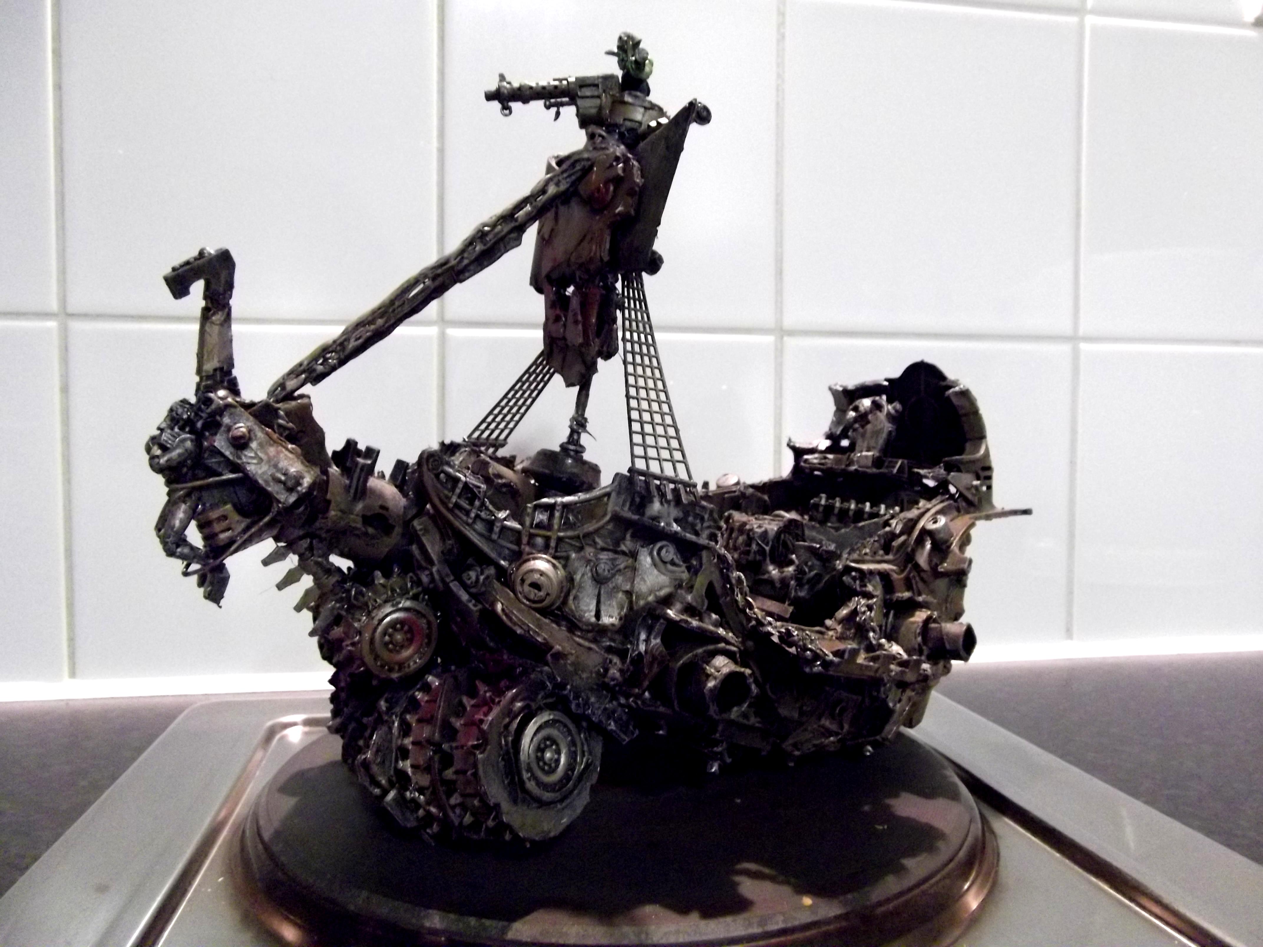 Battlewagon, Conversion, Freebooter, Looted, Necrons, Orks, Pirate, Scratch Build, Wagon, Warhammer 40,000