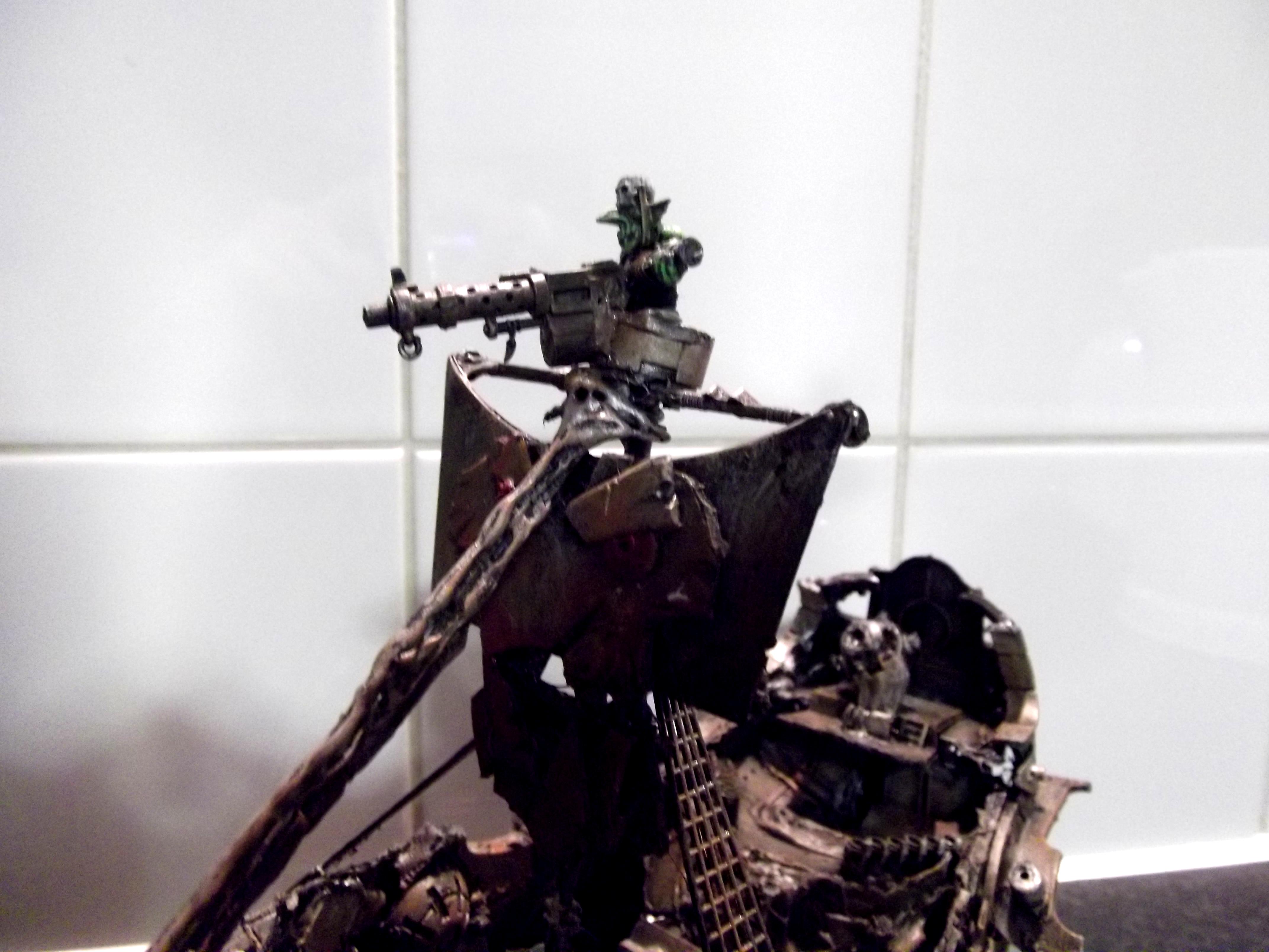 Battlewagon, Conversion, Freebooter, Looted, Necrons, Orks, Pirate, Scratch Build, Wagon, Warhammer 40,000