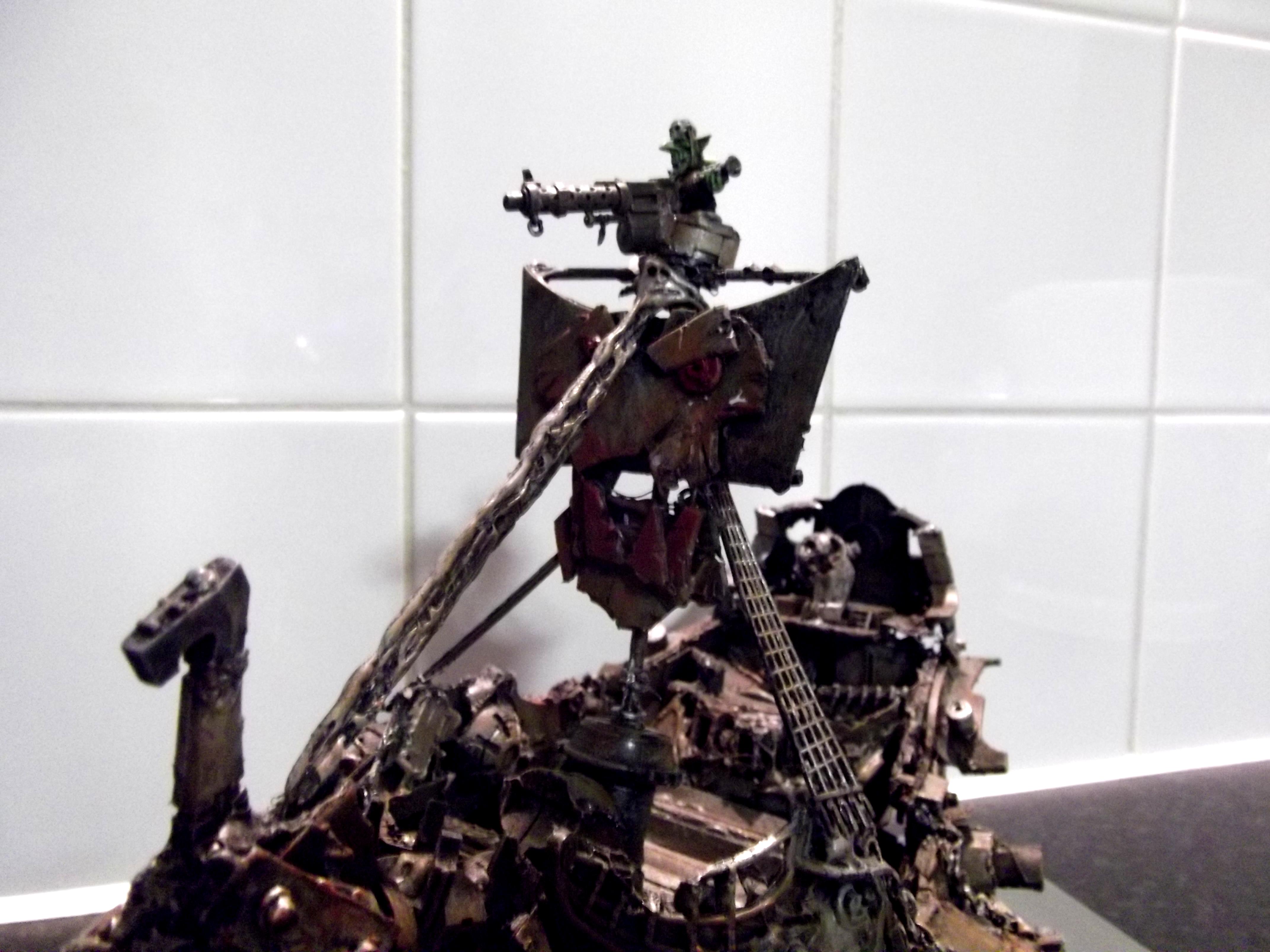 Battlewagon, Conversion, Freebooter, Looted, Necrons, Orks, Pirate, Scratch Build, Wagon, Warhammer 40,000