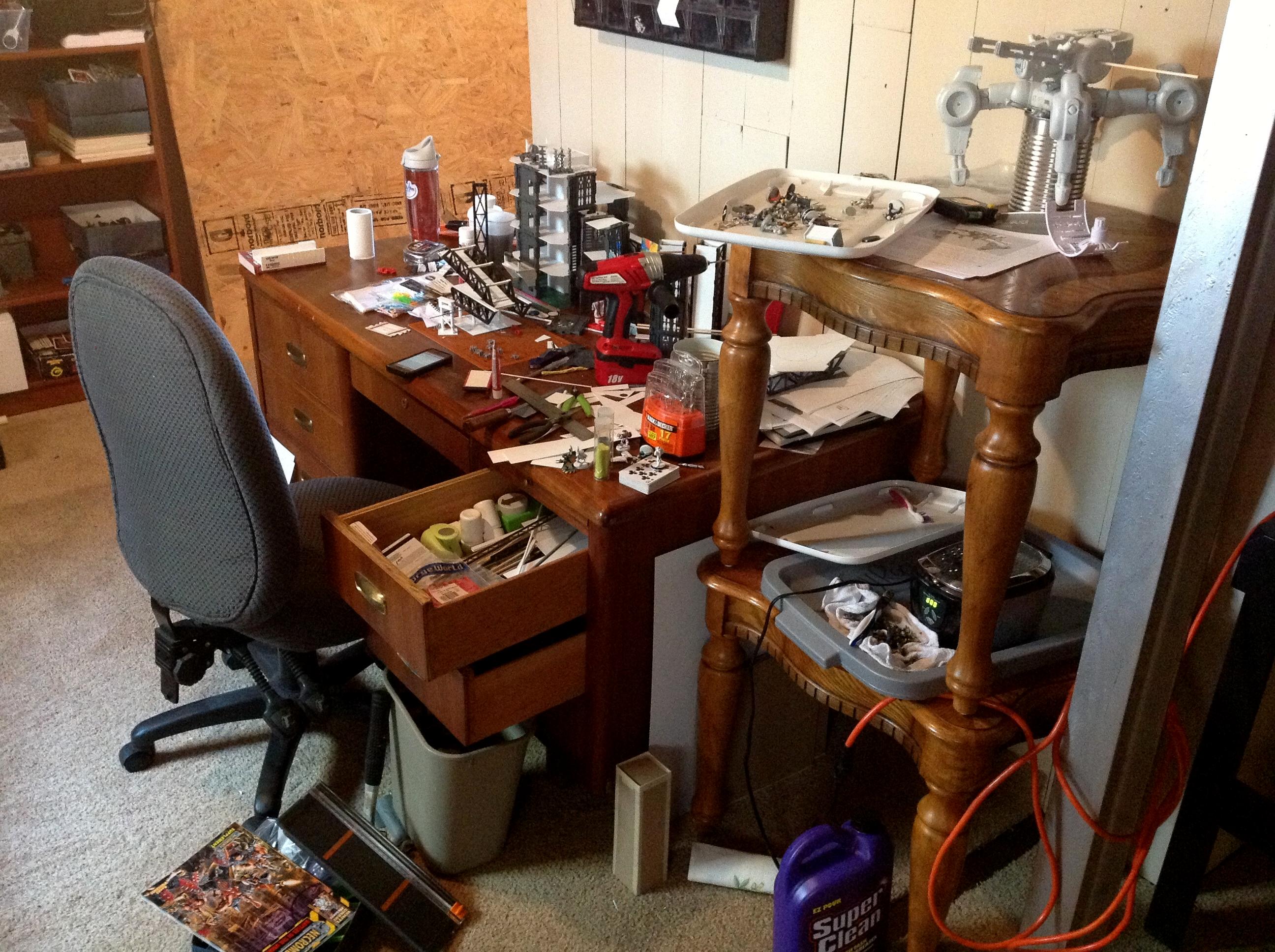 Current work area