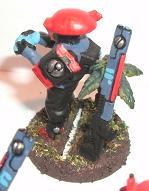 Based, Blue, Conversion, Fire Warriors, Painted, Red, Tau, Team, Trooper, Troops