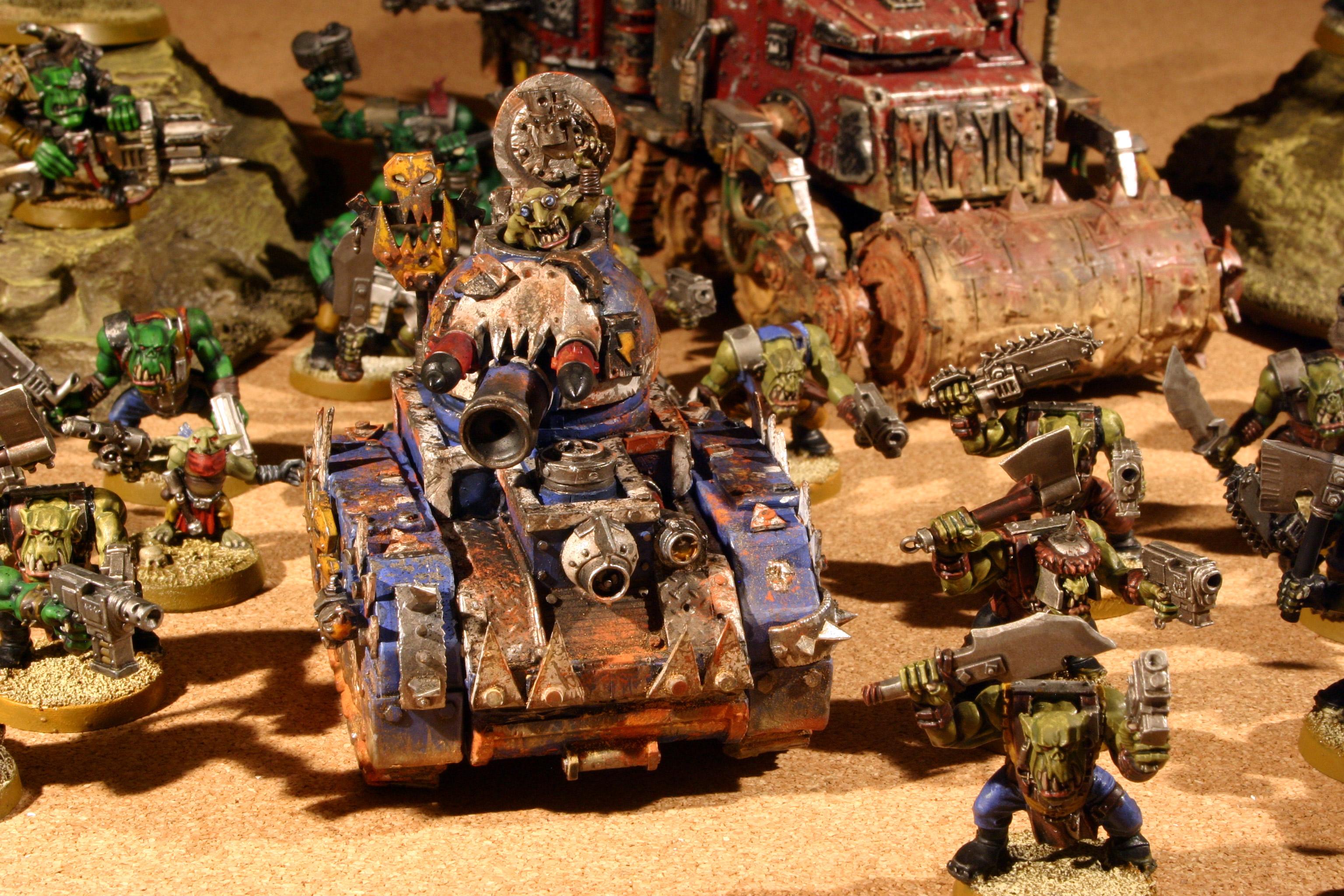 Army, Force, Grot Tank, Ork Boyz