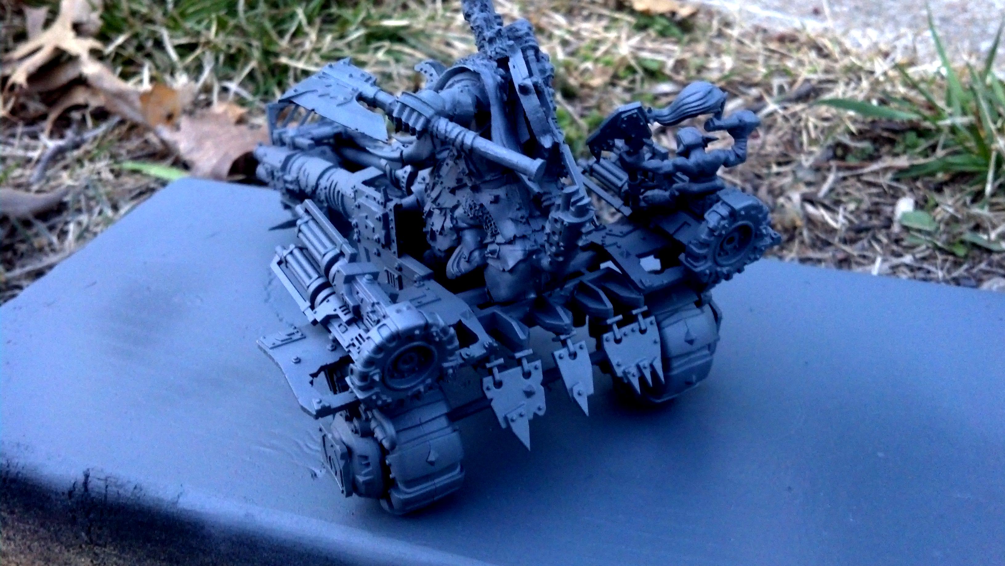 Bike, Boss, Conversion, Custom, Dakka Dakka, Gorbad, Green, Ironclaw, Orks, Scratch, Trike, War, Warbike, Warboss