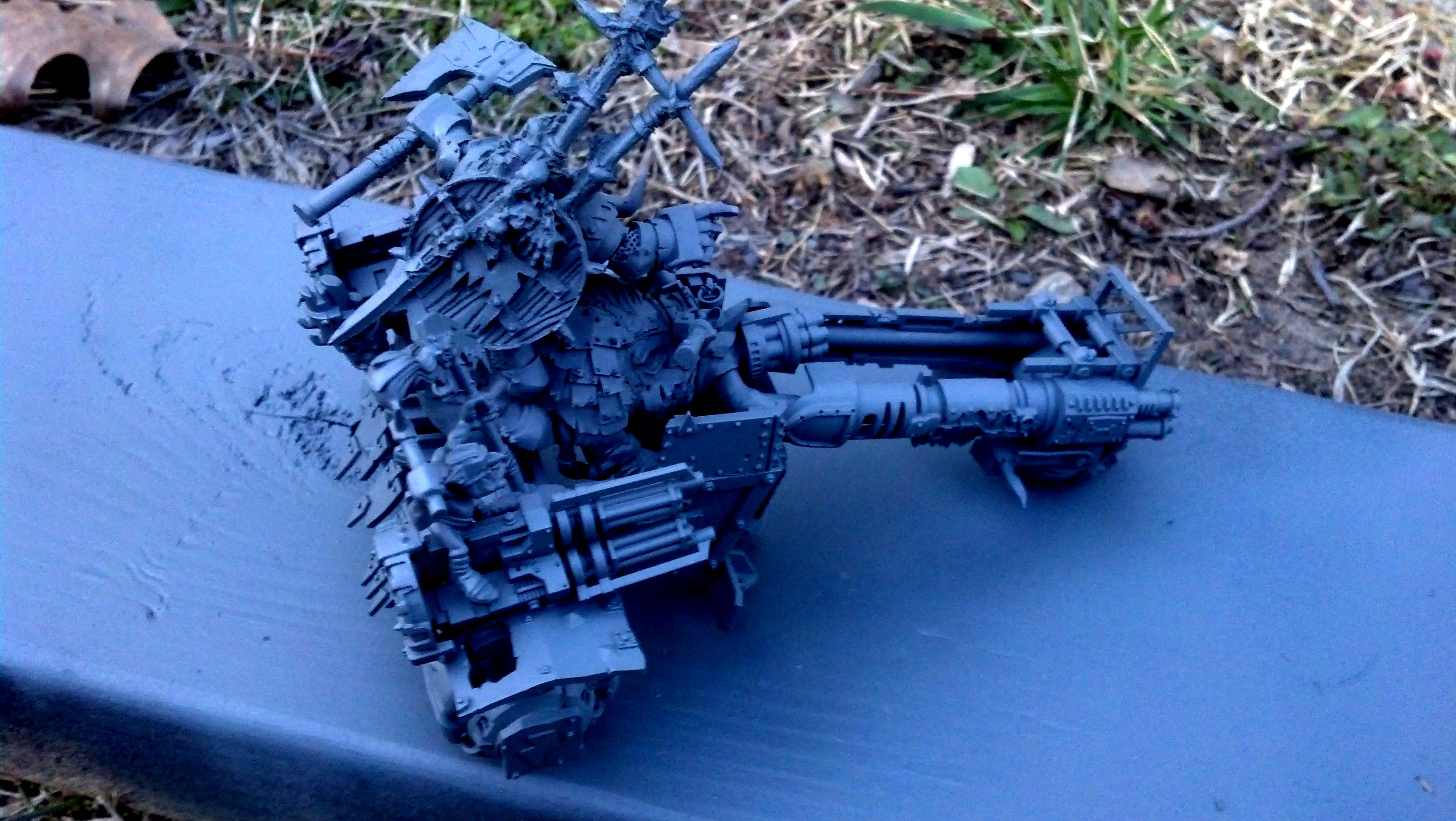 Bike, Boss, Conversion, Custom, Dakka Dakka, Gorbad, Green, Ironclaw, Orks, Scratch, Trike, War, Warbike, Warboss