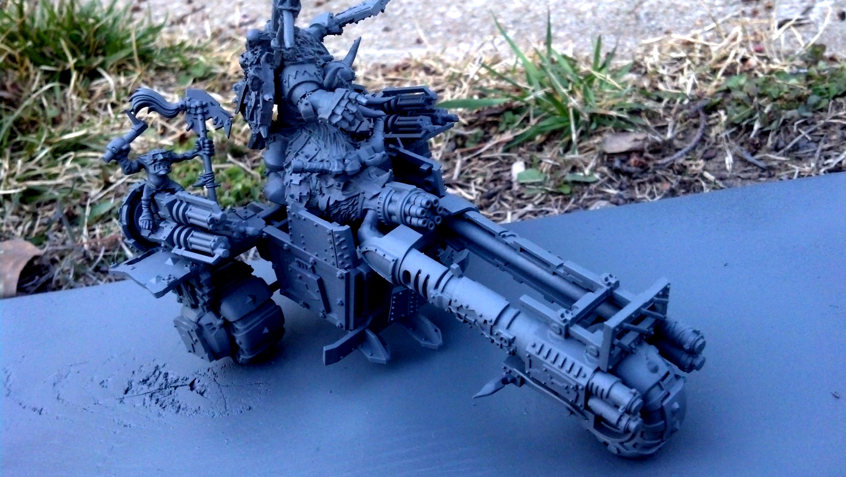 Bike, Boss, Conversion, Custom, Dakka Dakka, Gorbad, Green, Ironclaw, Orks, Scratch, Trike, War, Warbike, Warboss