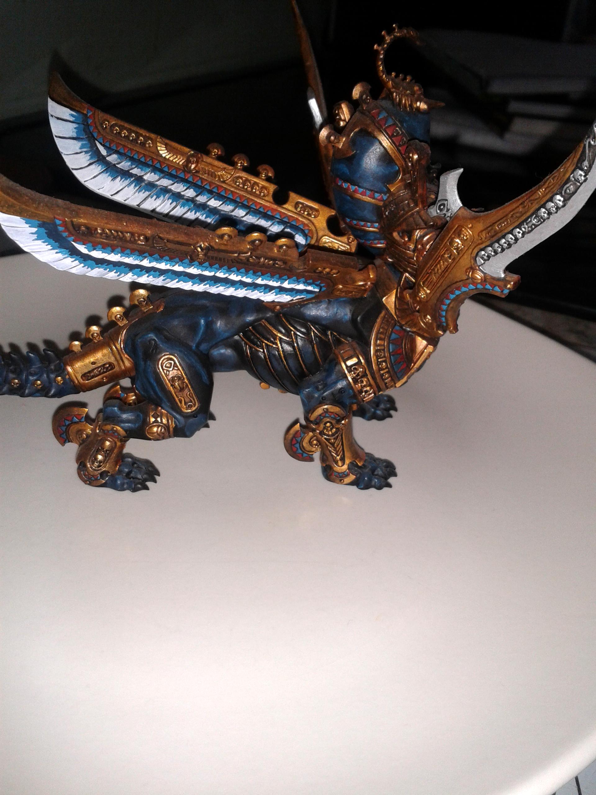 Handpainted, Marble, Necrosphinx, Tomb Kings, Warhammer Fantasy