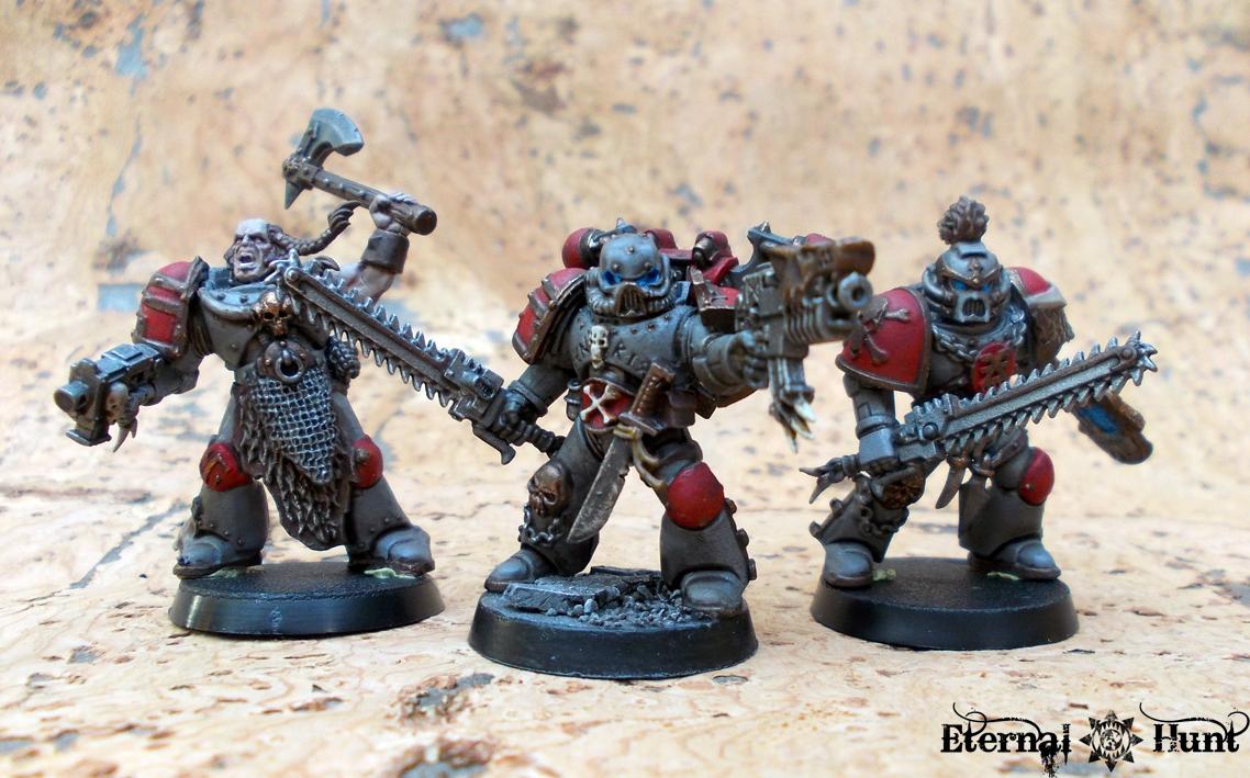 Blood Wolves, Chaos, Chaos Space Marines, Conversion, Khorne, Pip, Space Wolves, Traitors Renegades, Warhammer 40,000