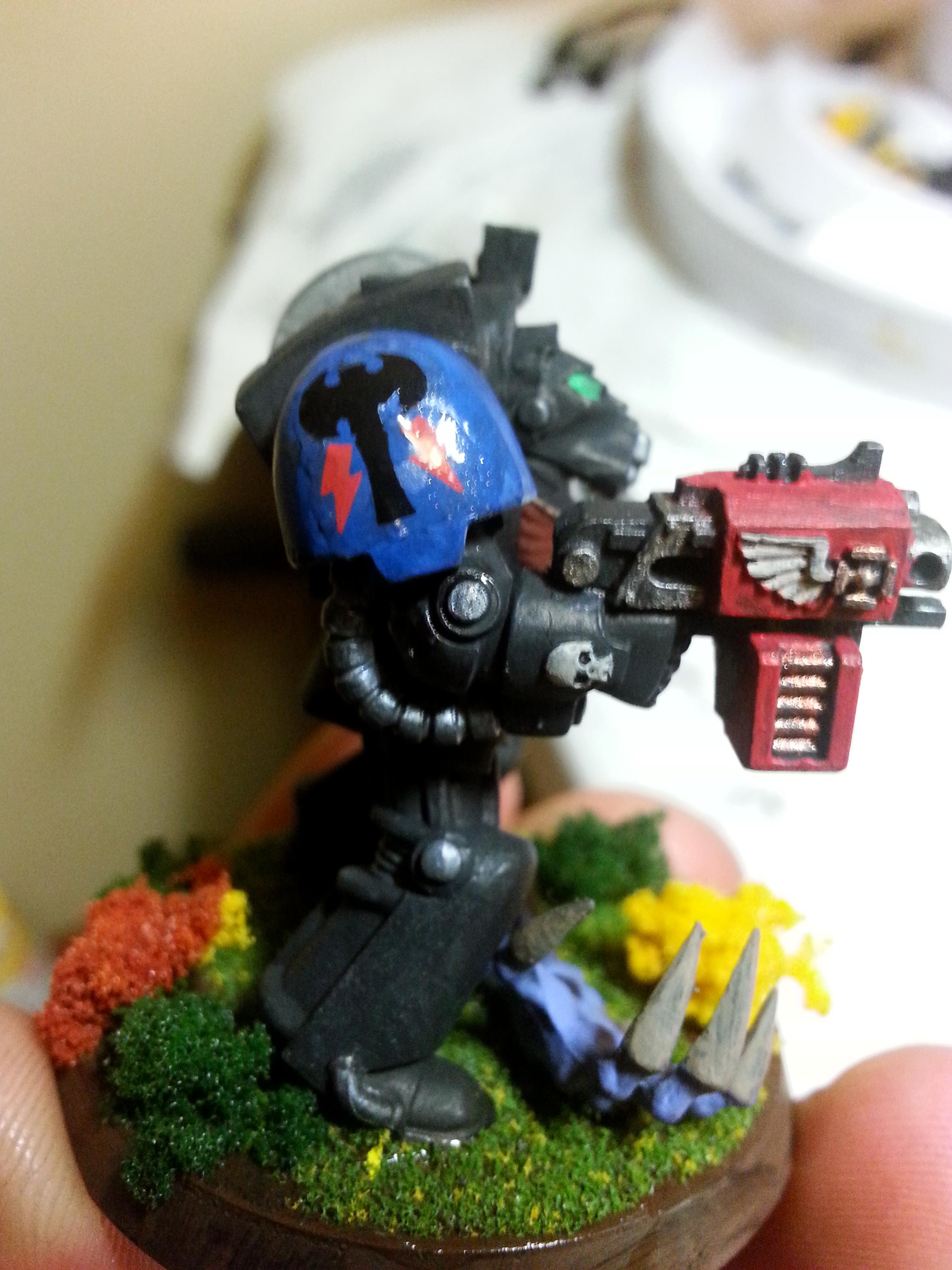 Chainfist, Inquisition, Terminator Armor, Ultramarines
