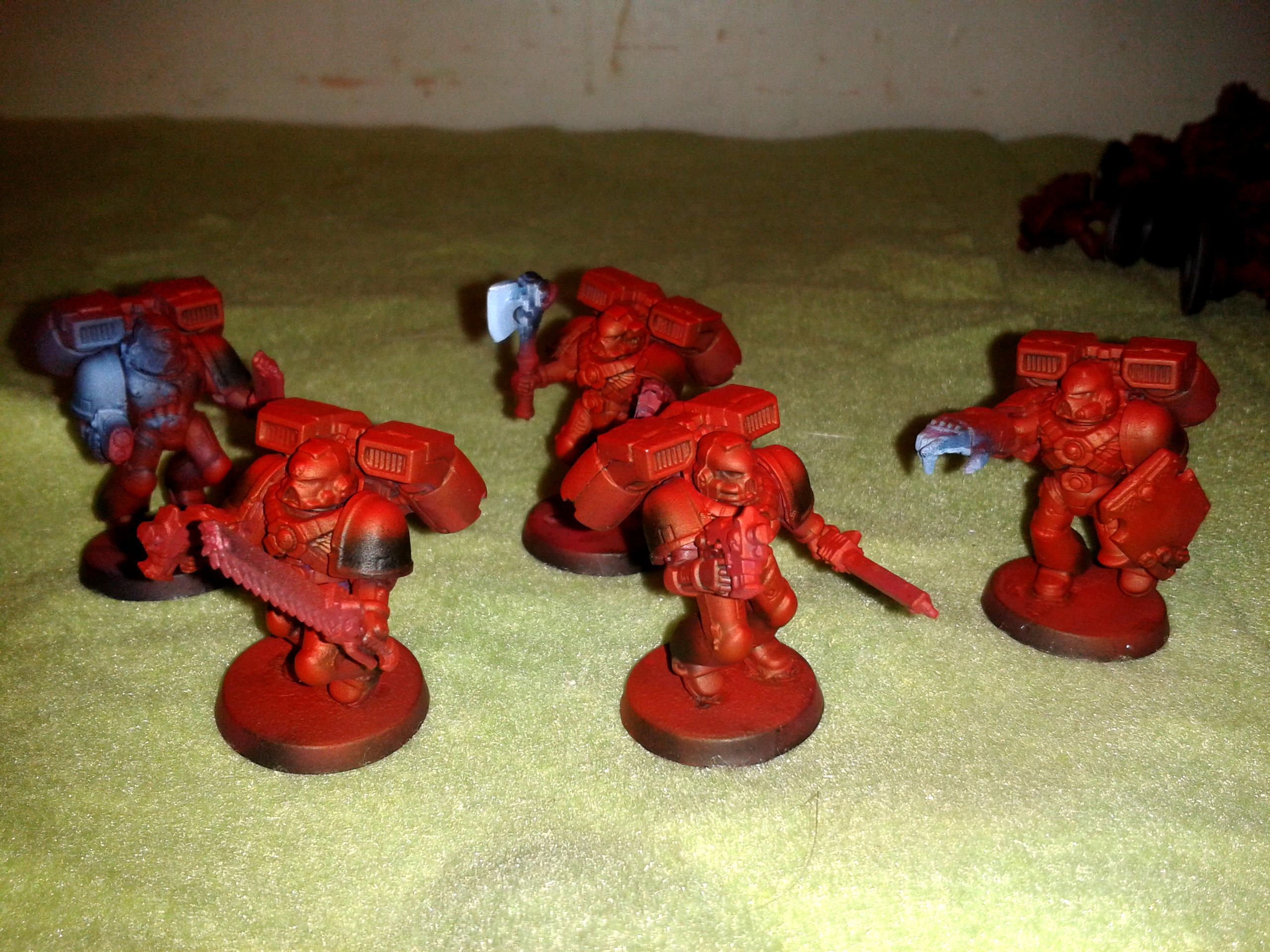 Airbrush, Blood Angels, Object Source Lighting, Space Marines, Warhammer 40,000