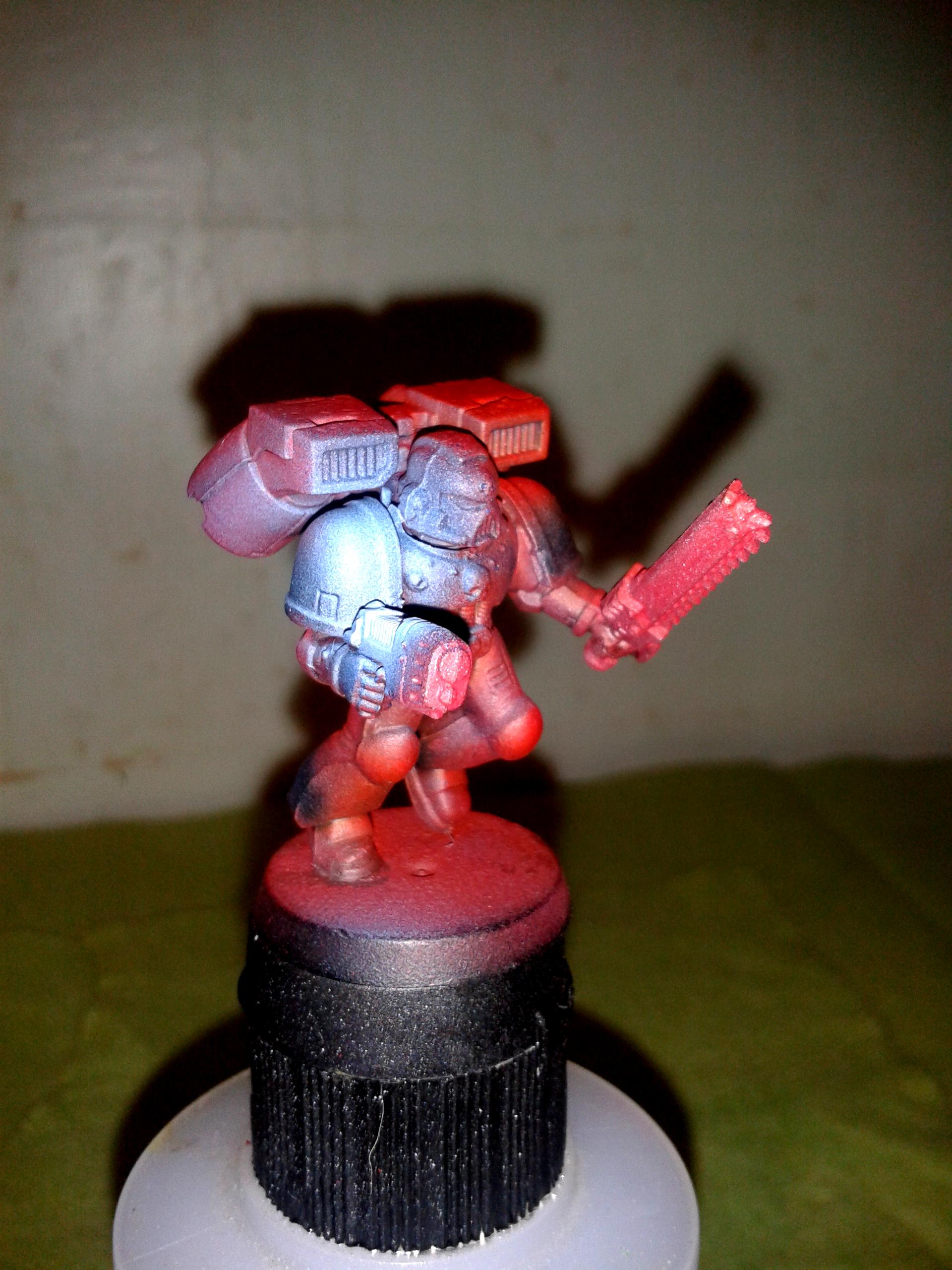 Airbrush, Blood Angels, Object Source Lighting, Space Marines, Warhammer 40,000
