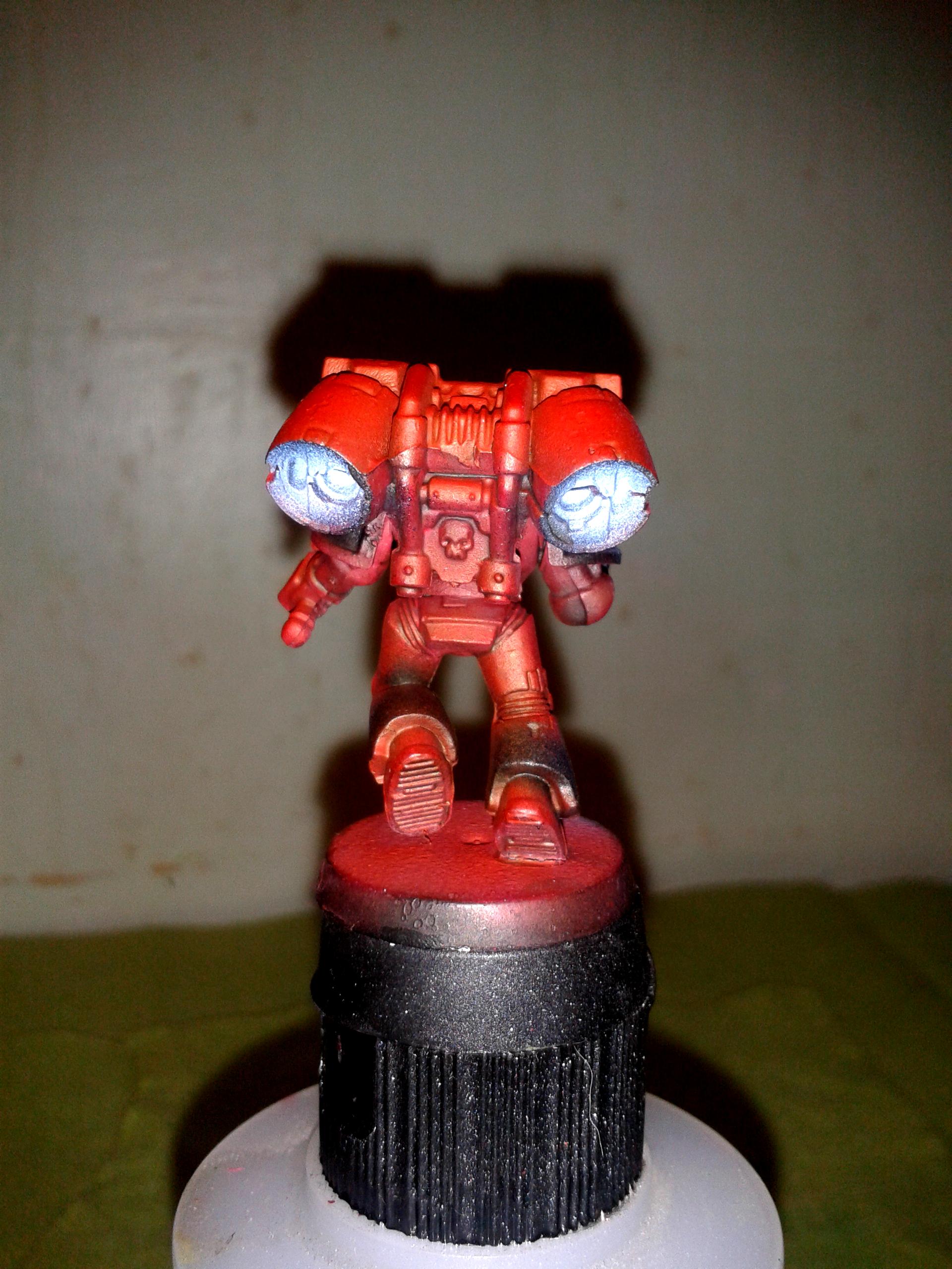 Airbrush, Blood Angels, Object Source Lighting, Space Marines, Warhammer 40,000