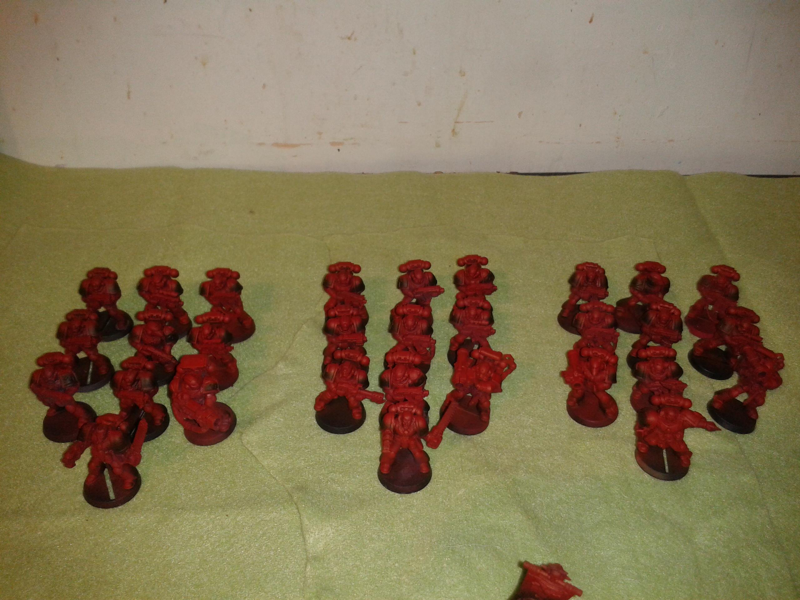 Airbrush, Blood Angels, Object Source Lighting, Space Marines, Warhammer 40,000