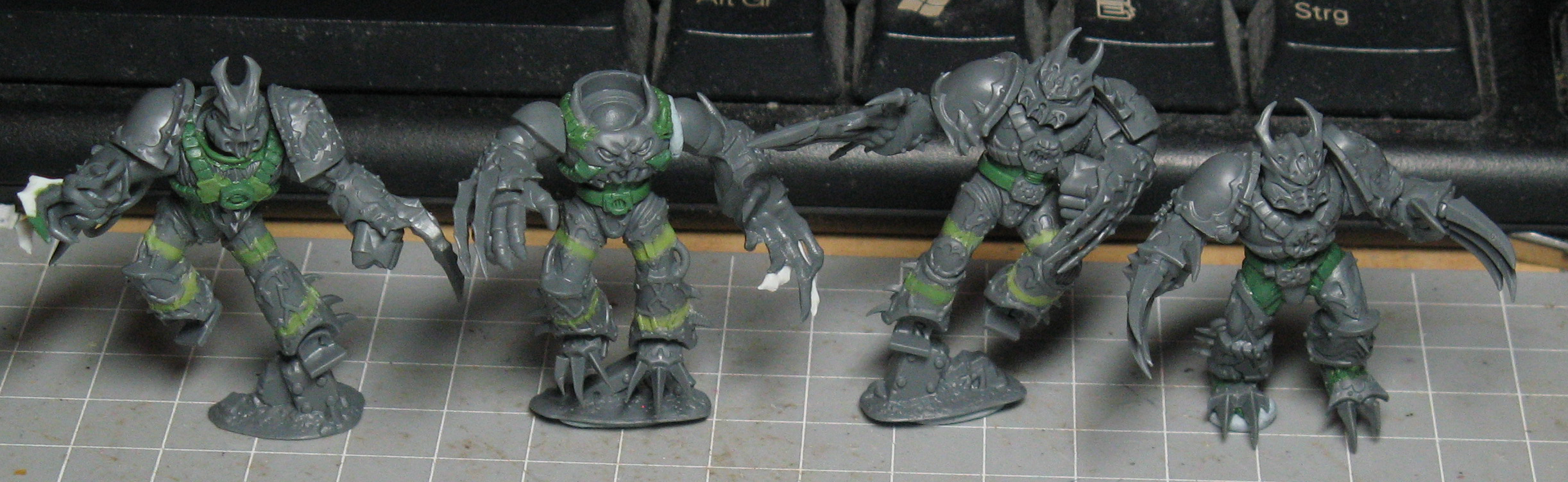 Chaos Space Marines, Warhammer 40,000, Warp Talons, Work In Progress