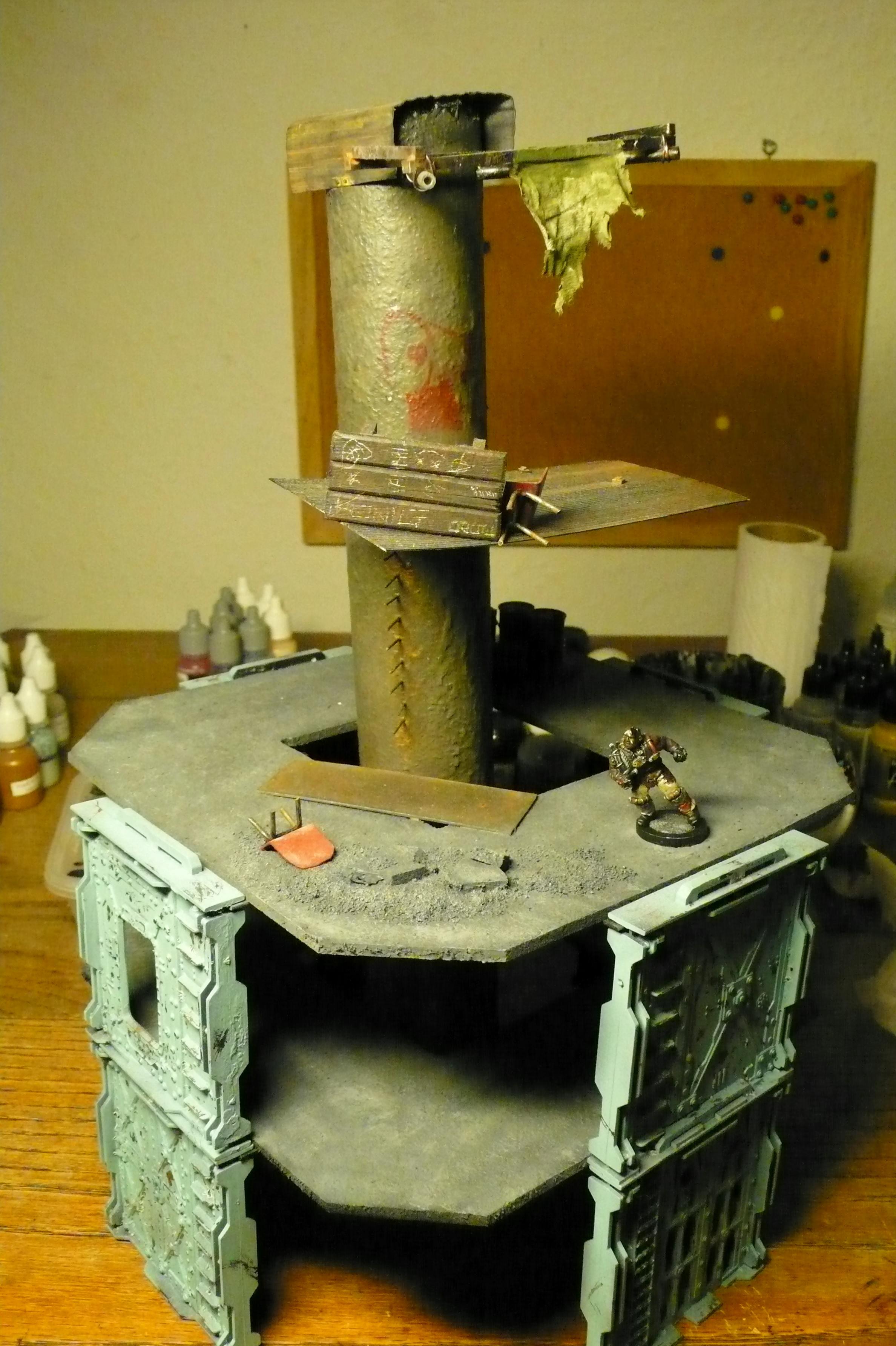 Bulkhead, Necromunda, Scratch Build, Terrain