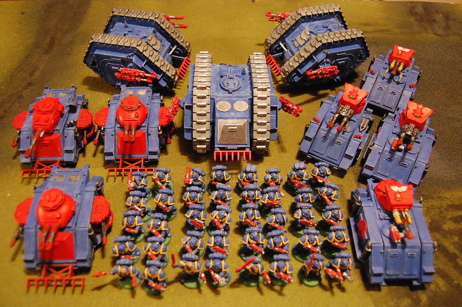 2nd Edition, Land Raider, Predator, Razorback, Rogue Trader, Ultramarines