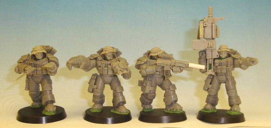 Black Ops, Conversion, Seals, Space Marines, Space Sharks, Spec Ops