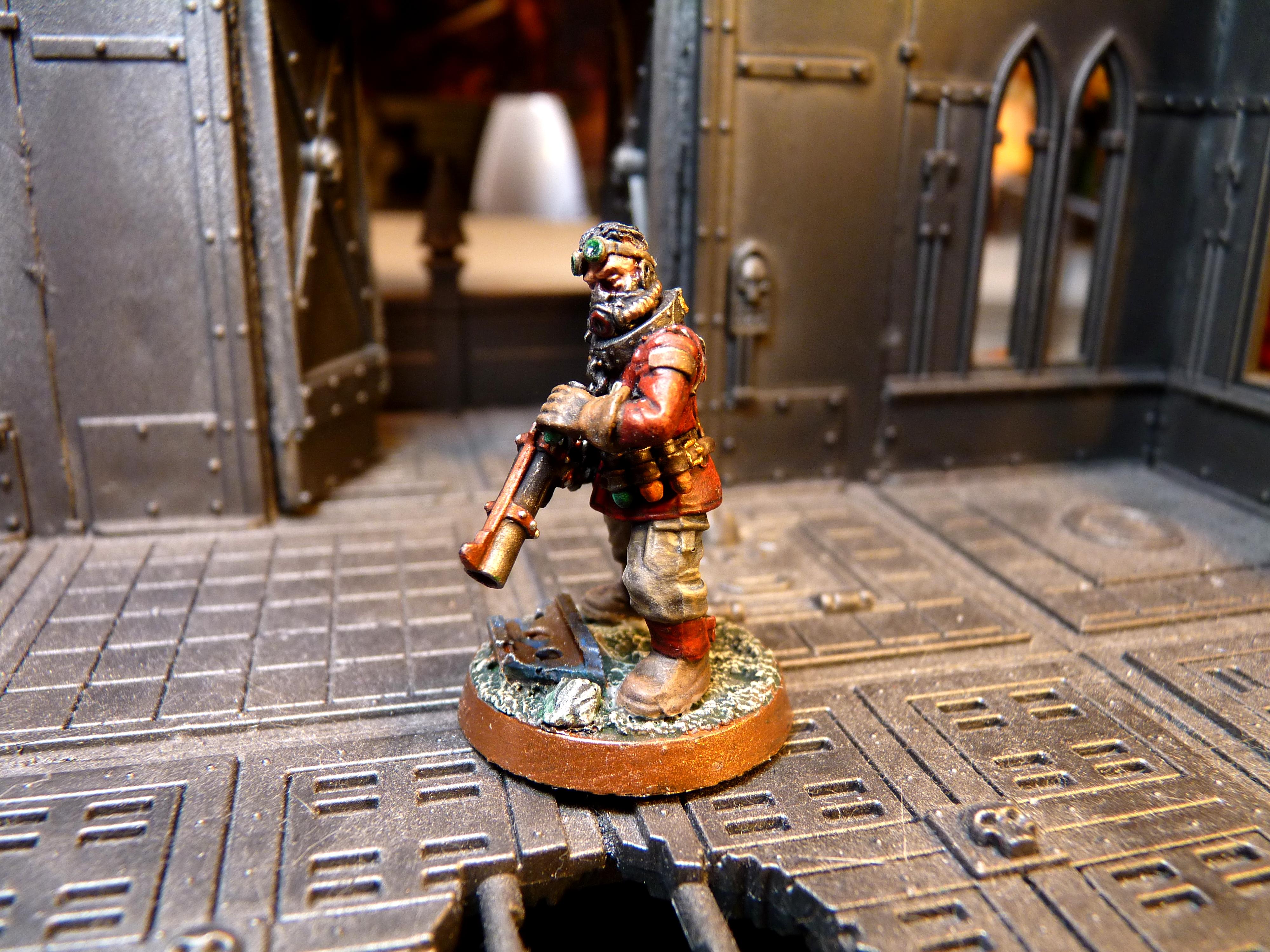 Chaos Renegades, Grenade Launcher, Imperial Guard, Renegade Guard, Victoria Miniatures