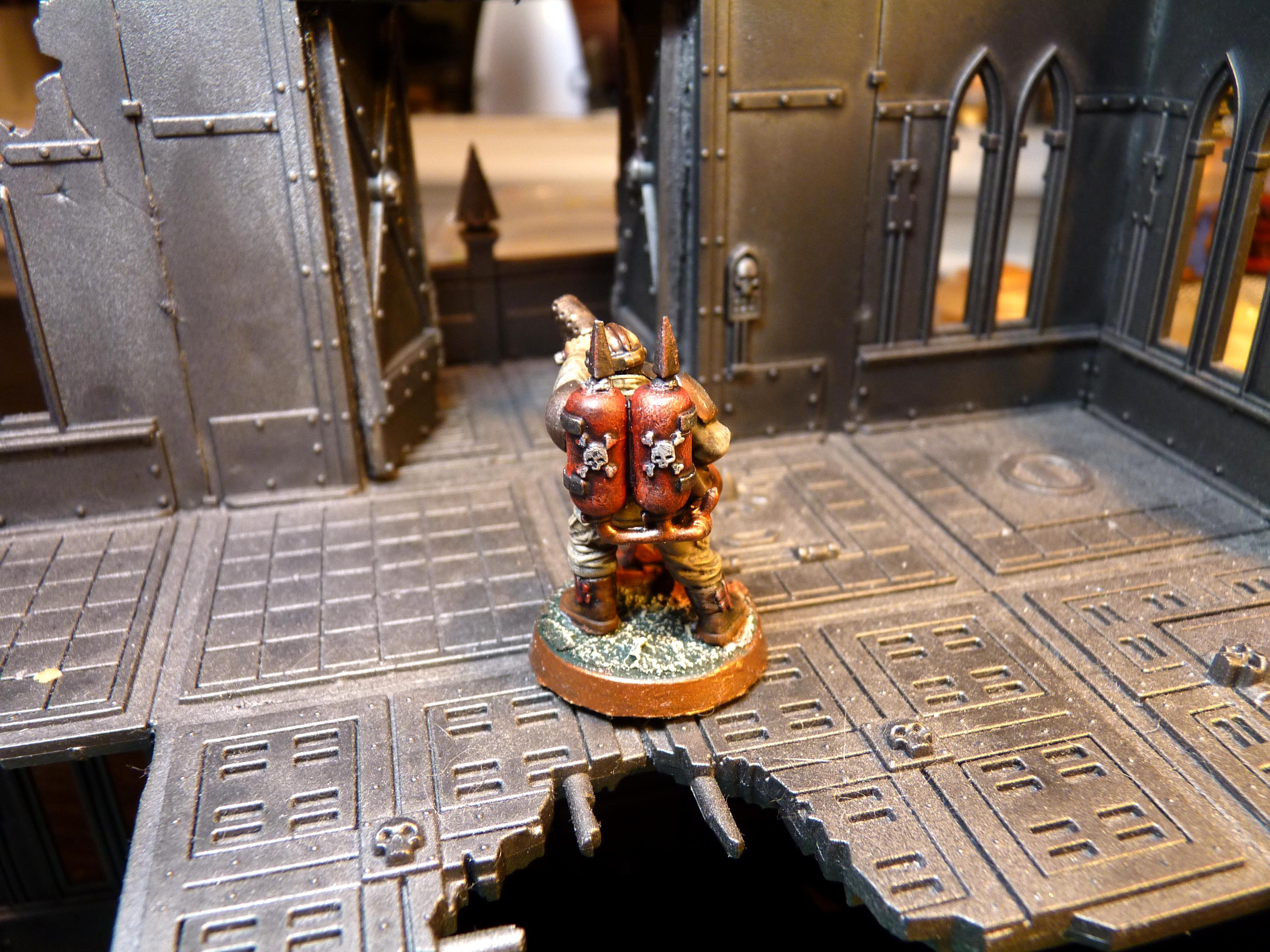 Chaos Renegades, Imperial Guard, Renegade Flamer, Renegade Guard