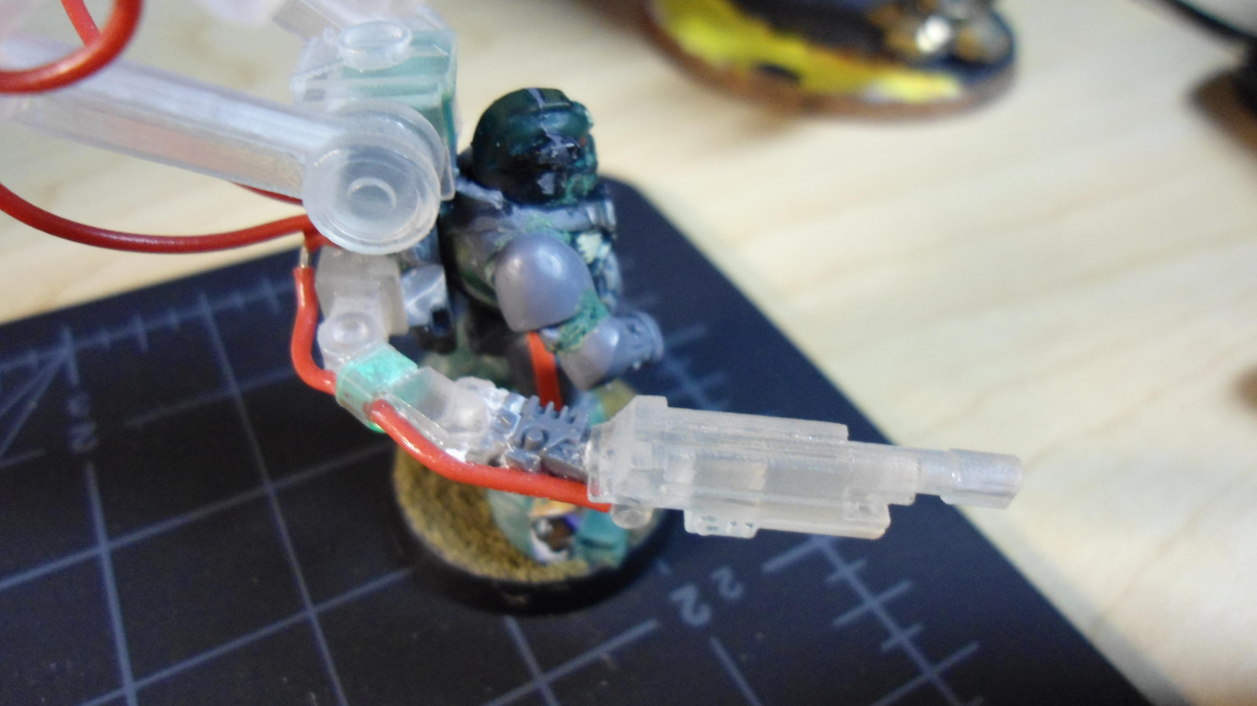 3d Printed, Conversion, Space Marines, Techmarine, Work In Progress