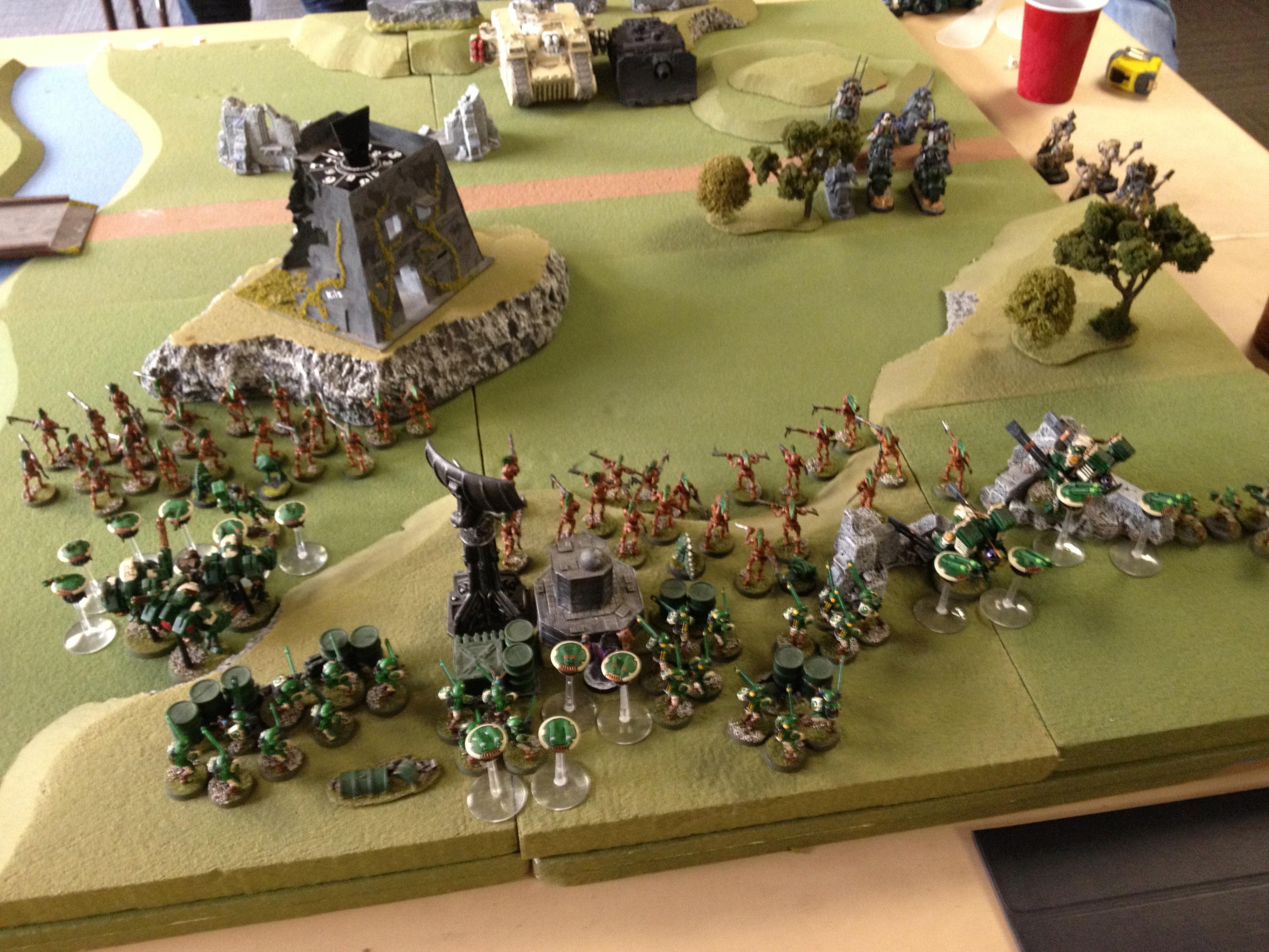 Battle Report, Dark Angels, Tau, Warhammer 40,000