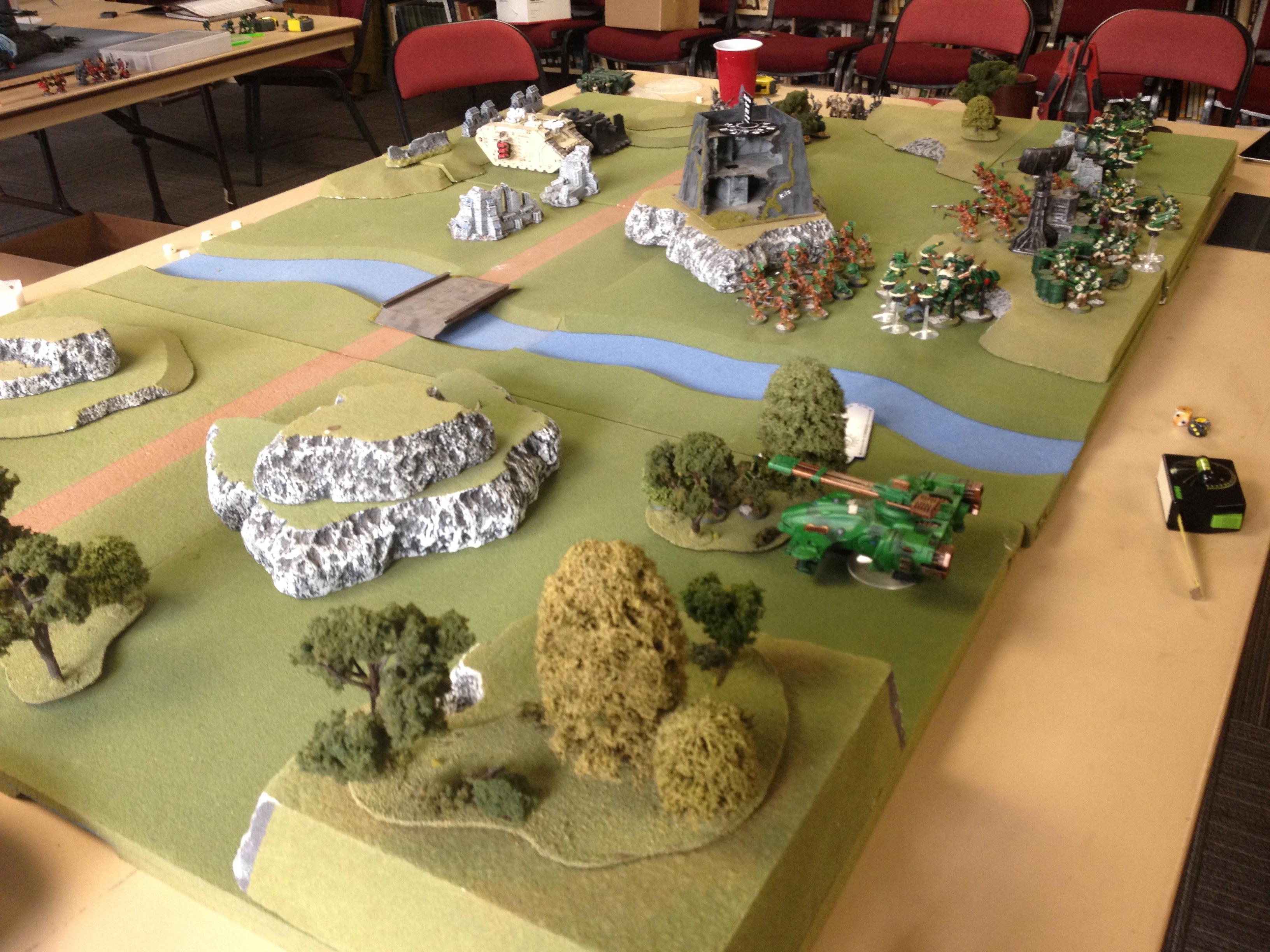 Battle Report, Dark Angels, Tau, Warhammer 40,000