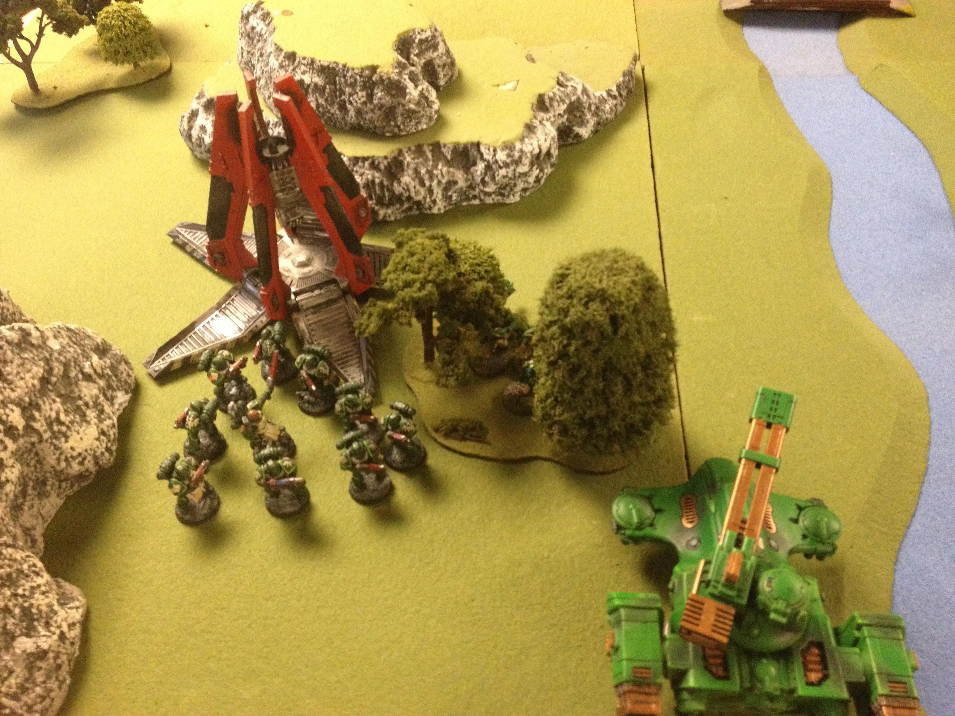 Battle Report, Dark Angels, Tau, Warhammer 40,000