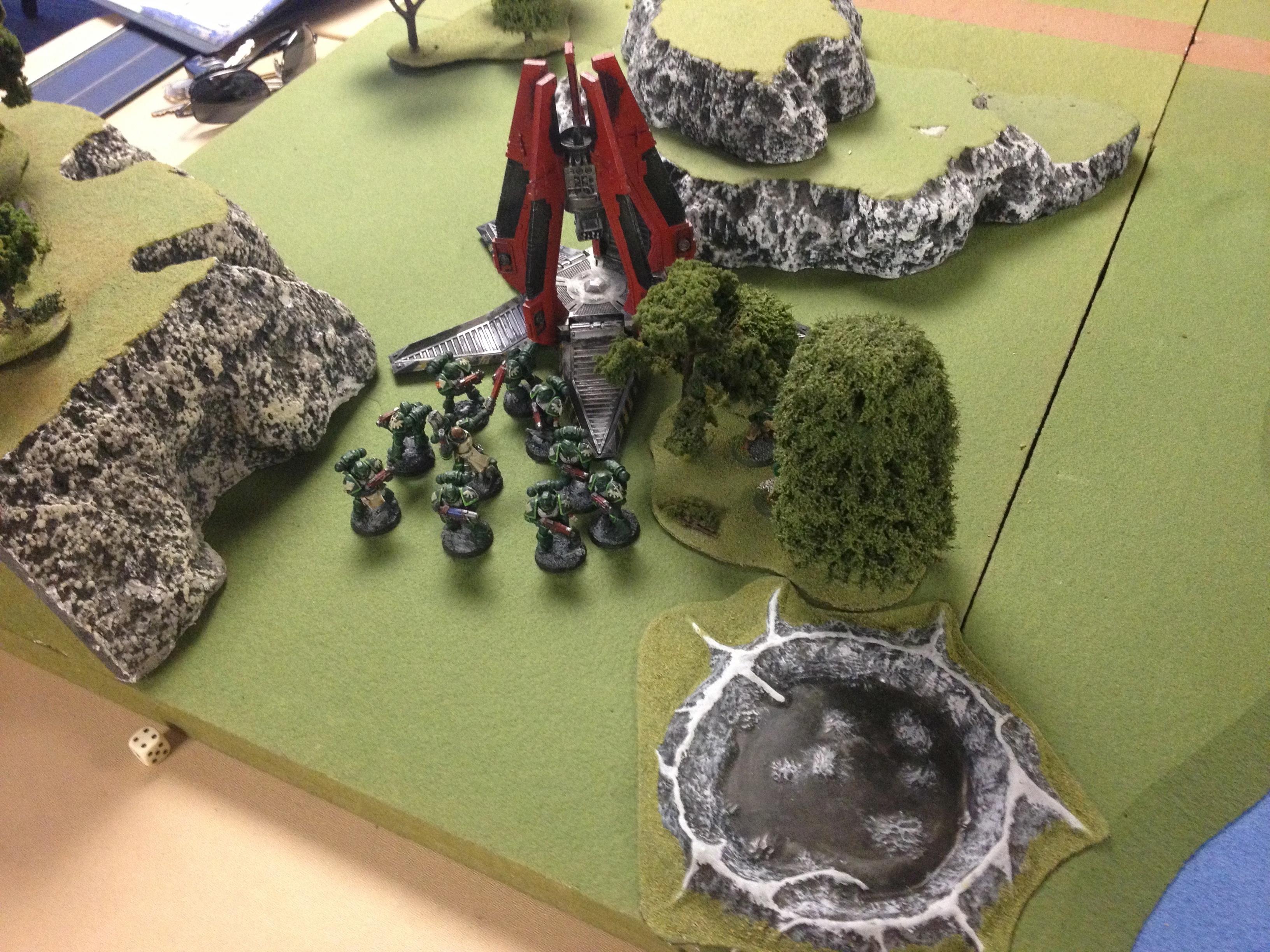 Battle Report, Dark Angels, Tau, Warhammer 40,000