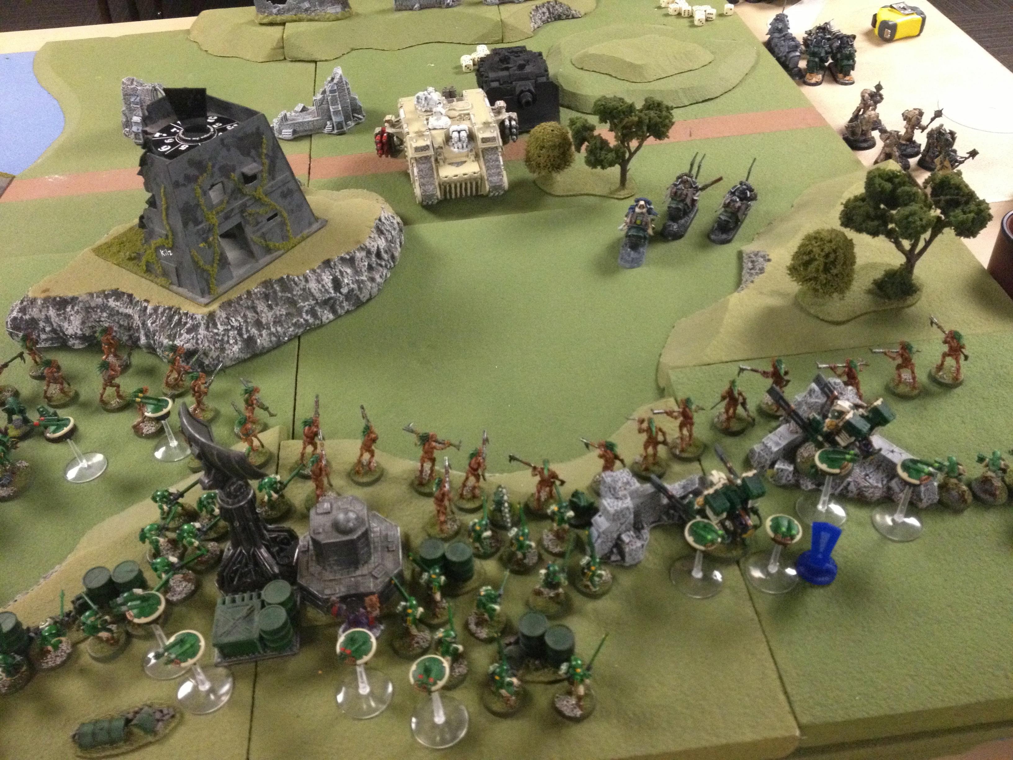 Battle Report, Dark Angels, Tau, Warhammer 40,000