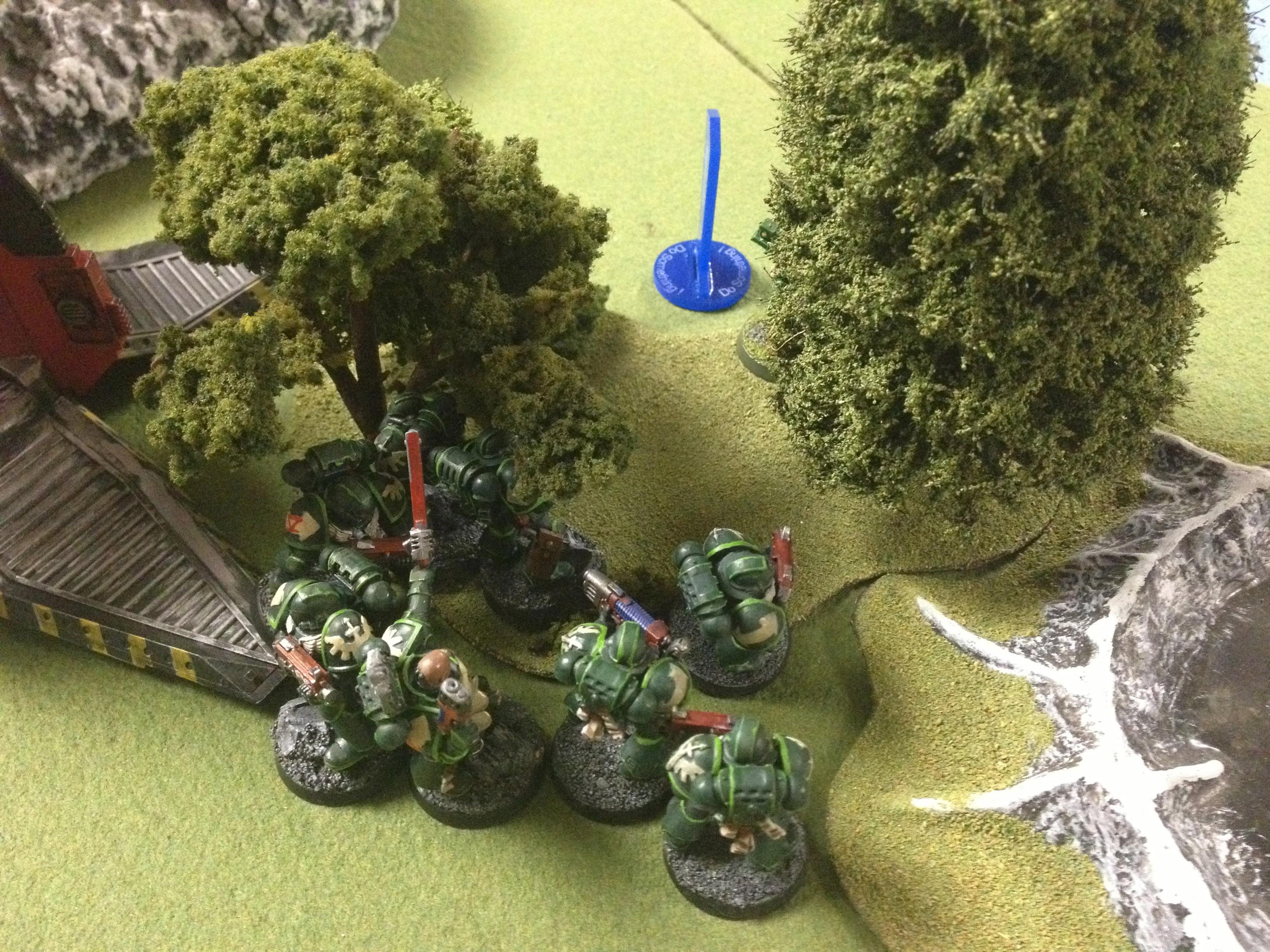 Battle Report, Dark Angels, Tau, Warhammer 40,000