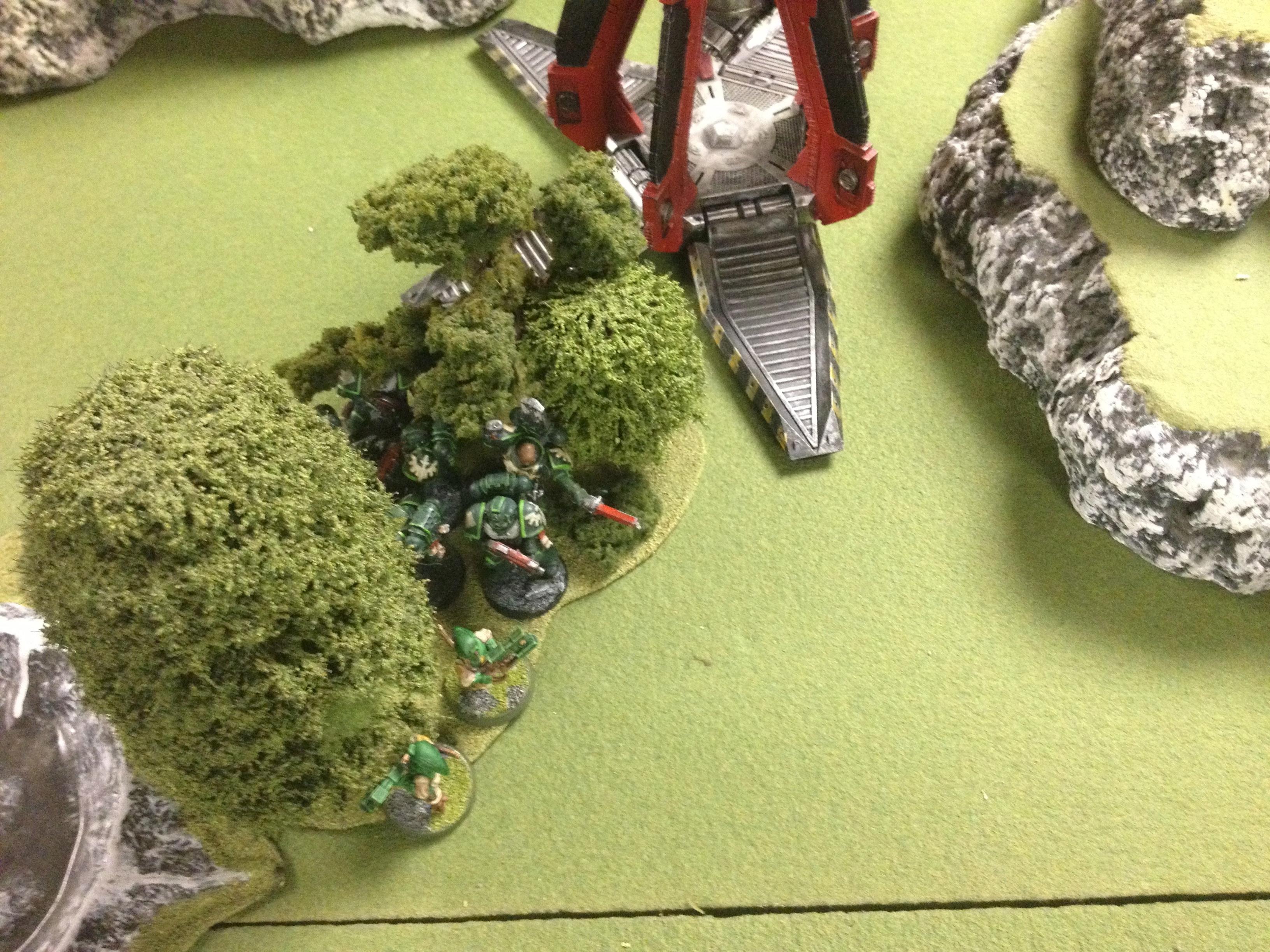 Battle Report, Dark Angels, Tau, Warhammer 40,000