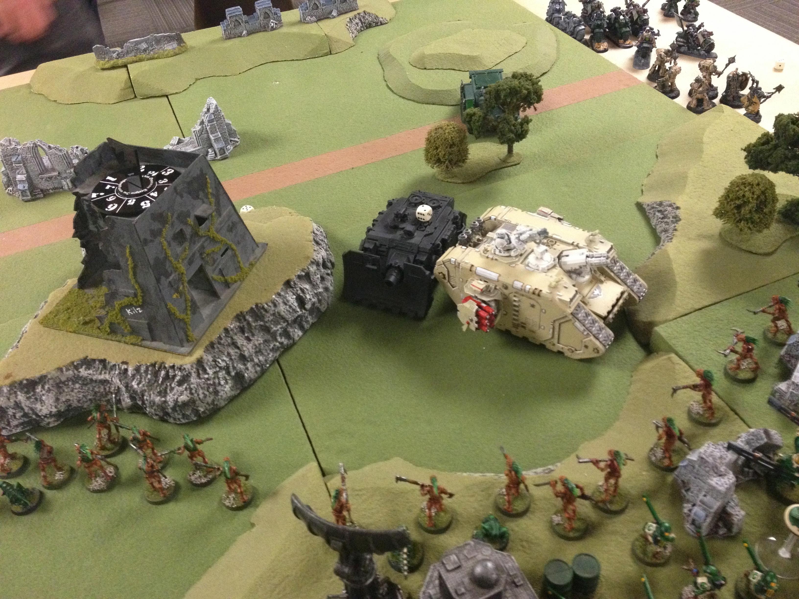 Battle Report, Dark Angels, Tau, Warhammer 40,000