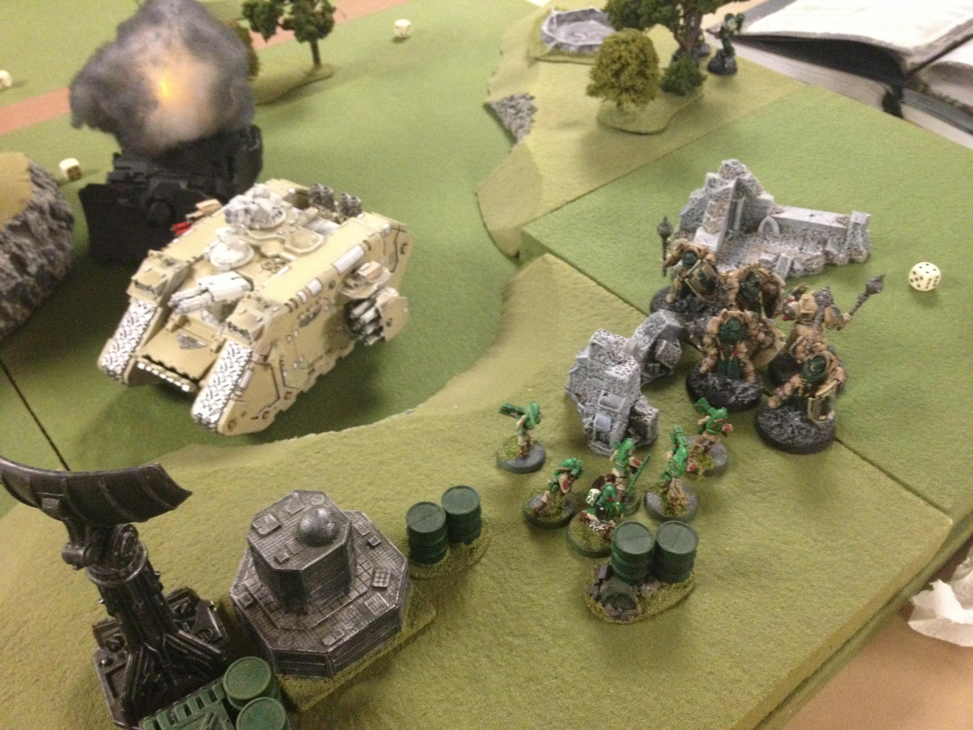 Battle Report, Dark Angels, Tau, Warhammer 40,000