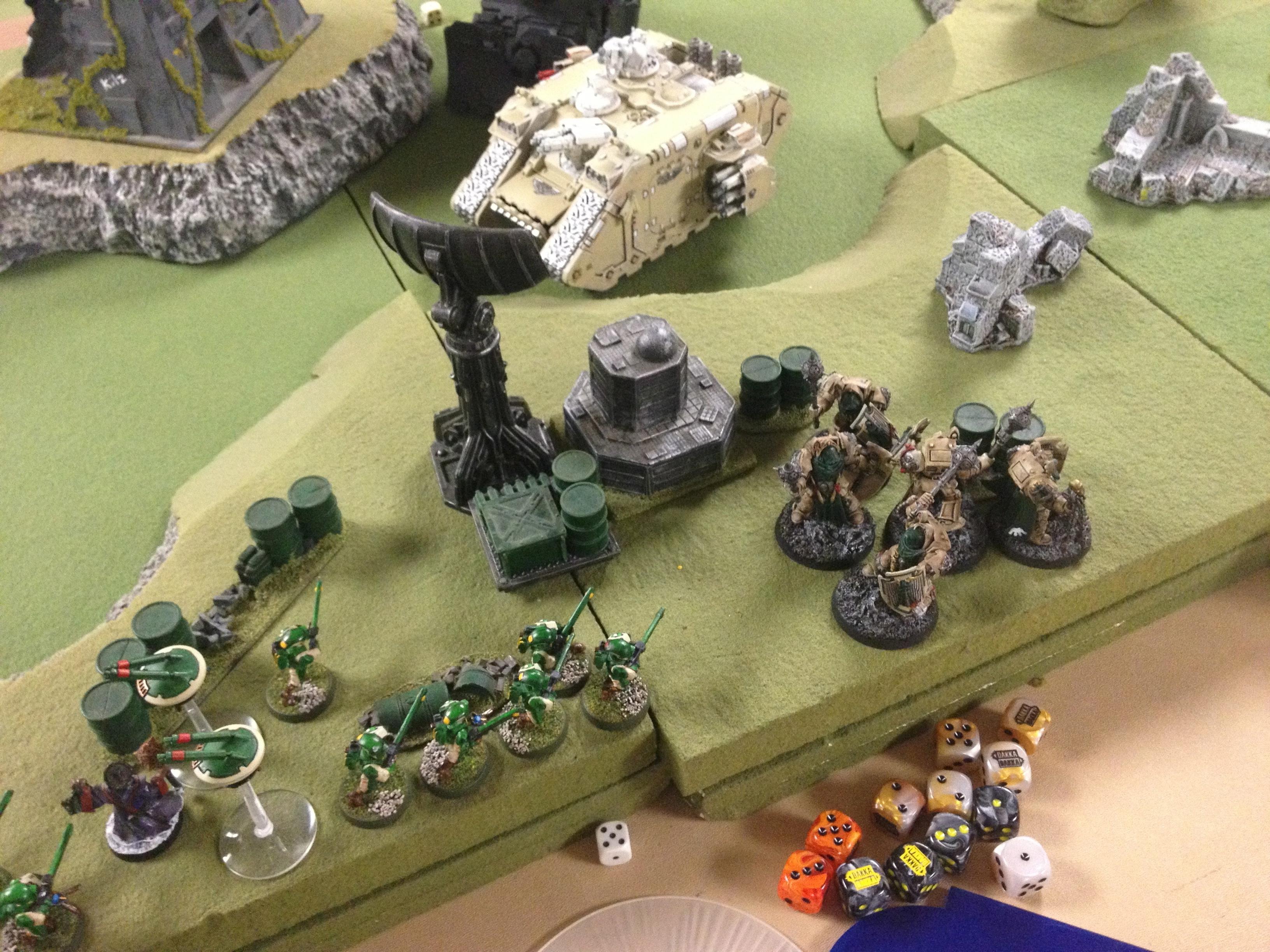 Battle Report, Dark Angels, Tau, Warhammer 40,000